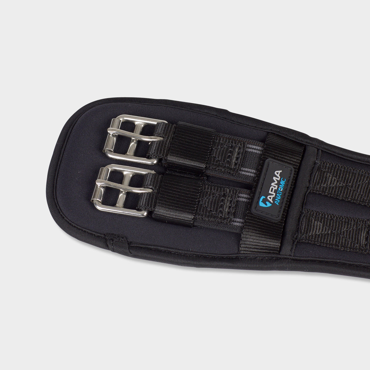 Memory Foam Elasticated Dressage Girth Black