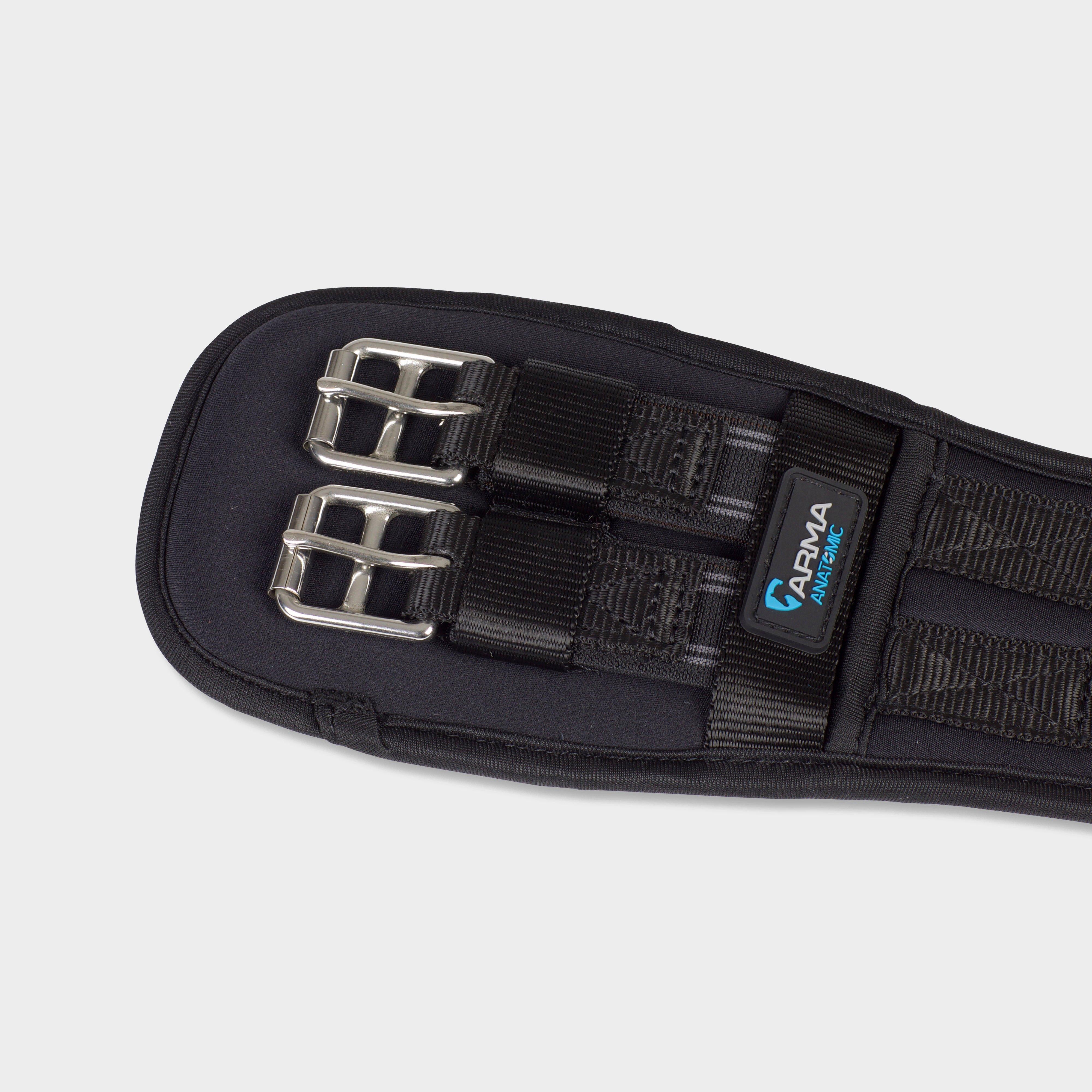 Memory Foam Elasticated Dressage Girth Black