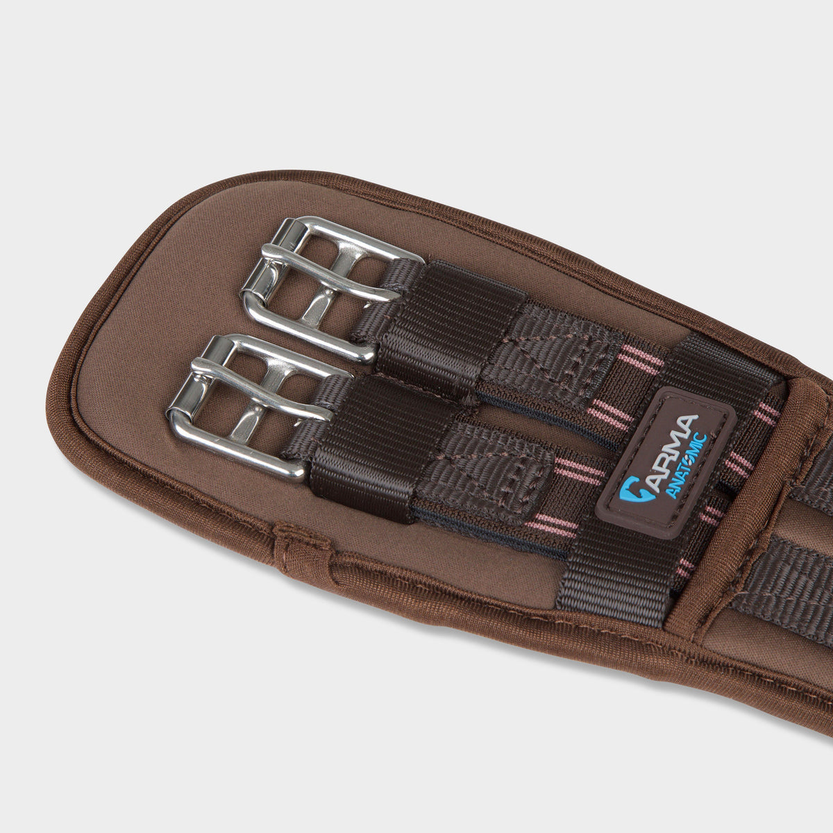 Memory Foam Elasticated Dressage Girth Brown