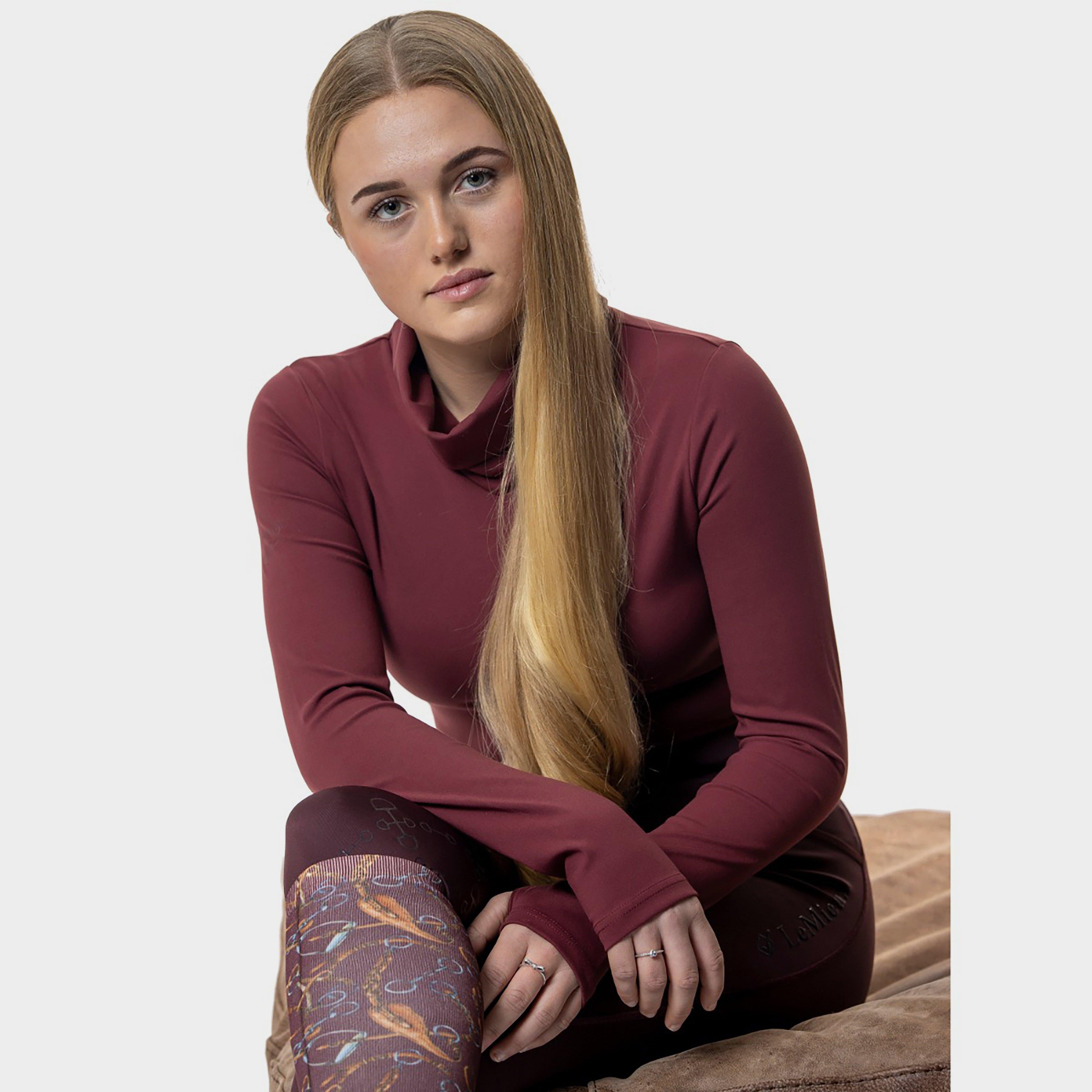 Womens Liberte Roll Neck Base Layer Rioja