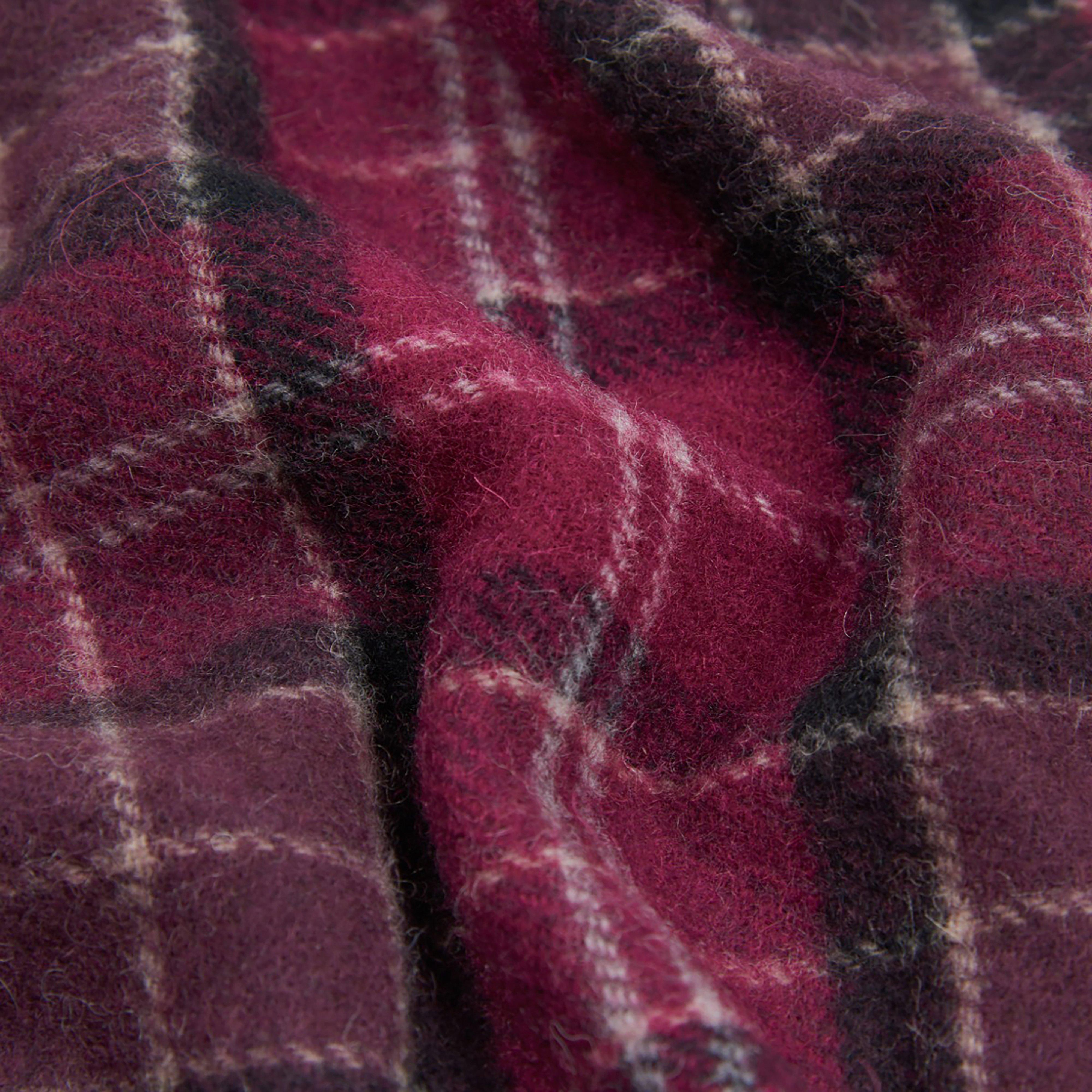 Tartan Lambswool Scarf Winter Red Tartan