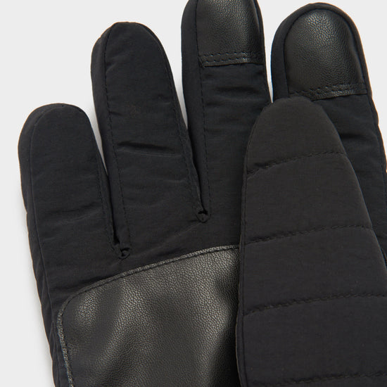 Banff Quilted Gloves Black