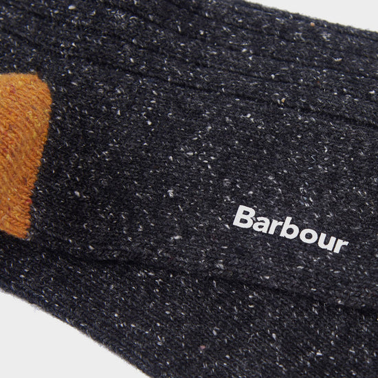 Mens Houghton Socks Charcoal/Ochre