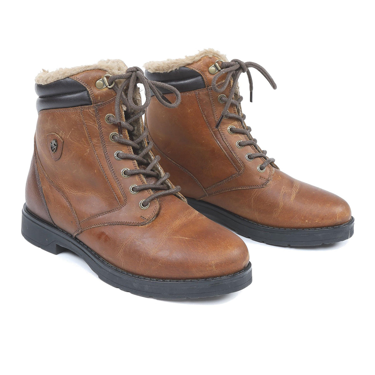 Childs Ottavia Lace Up Boots Brown