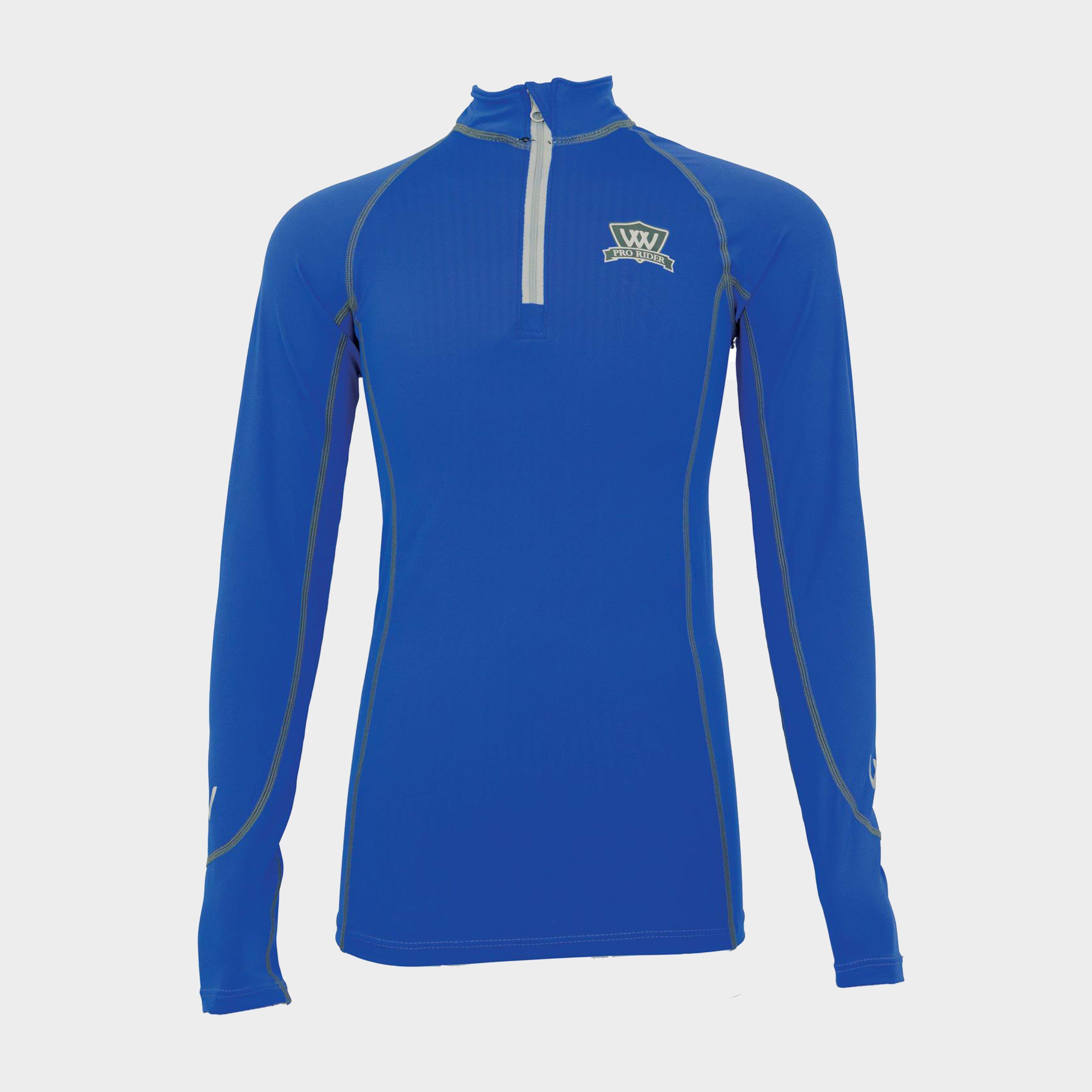 Young Rider Pro Performance Shirt Electric Blue