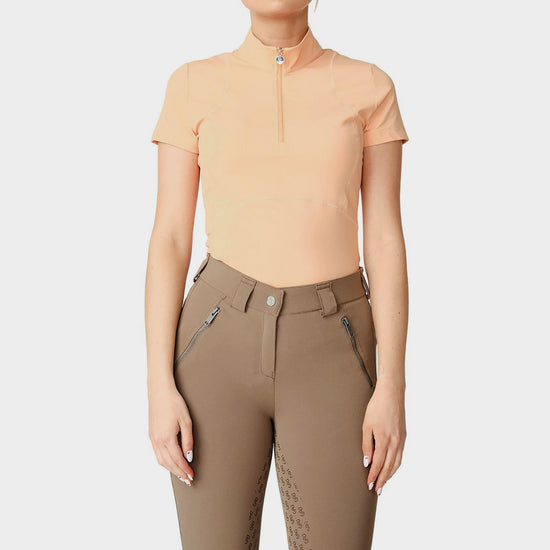 Womens Adele Short Sleeved Base Layer Coral