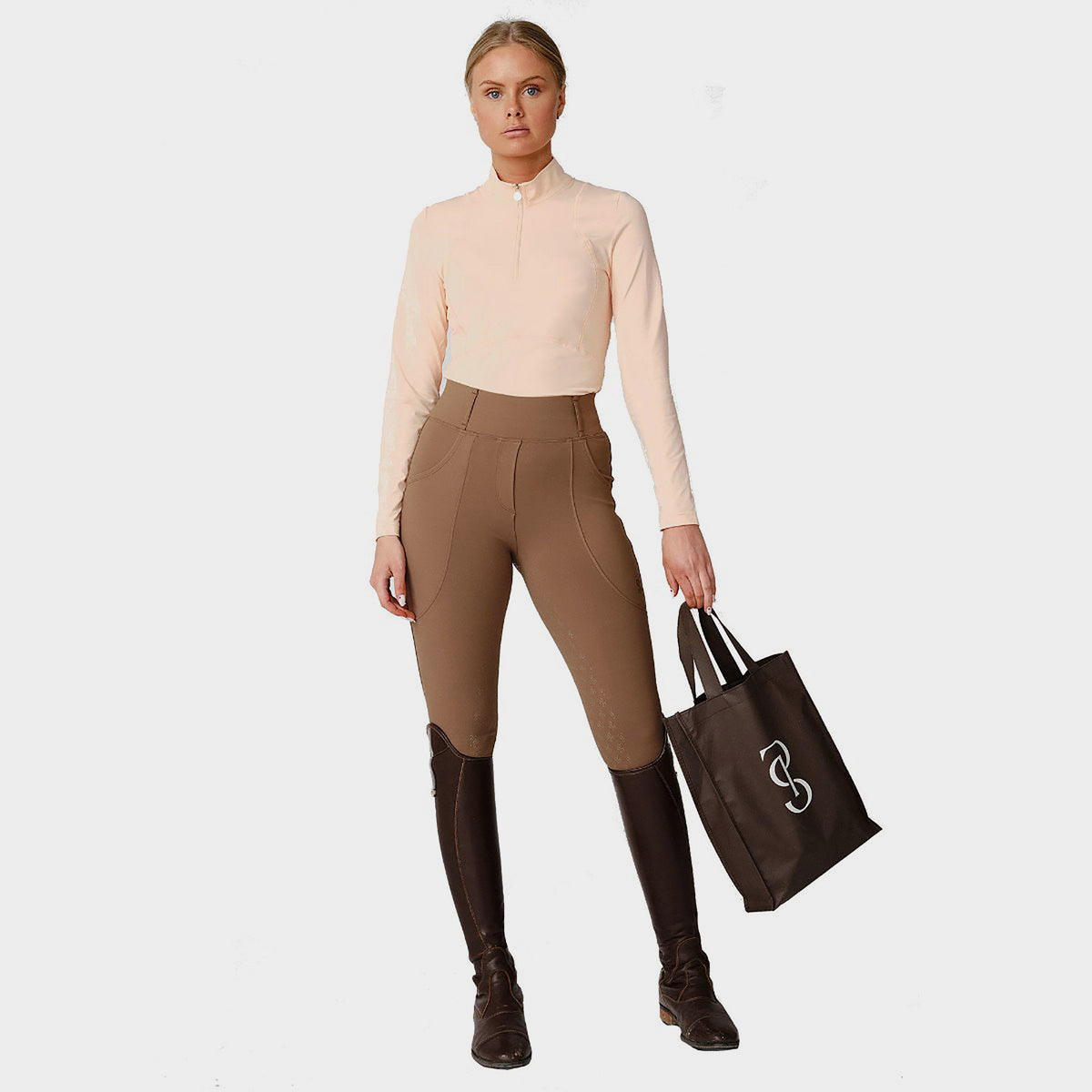 Adele Long Sleeved Base Layer Peach