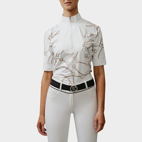 Womens Hill Competition Short Sleeved Shirt White