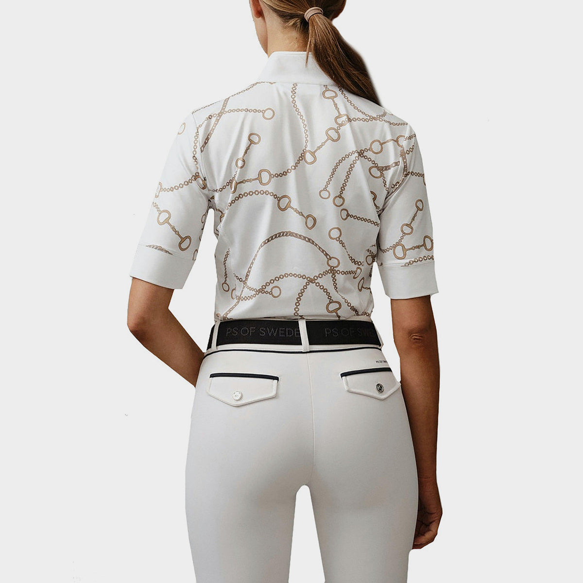 Womens Hill Competition Short Sleeved Shirt White