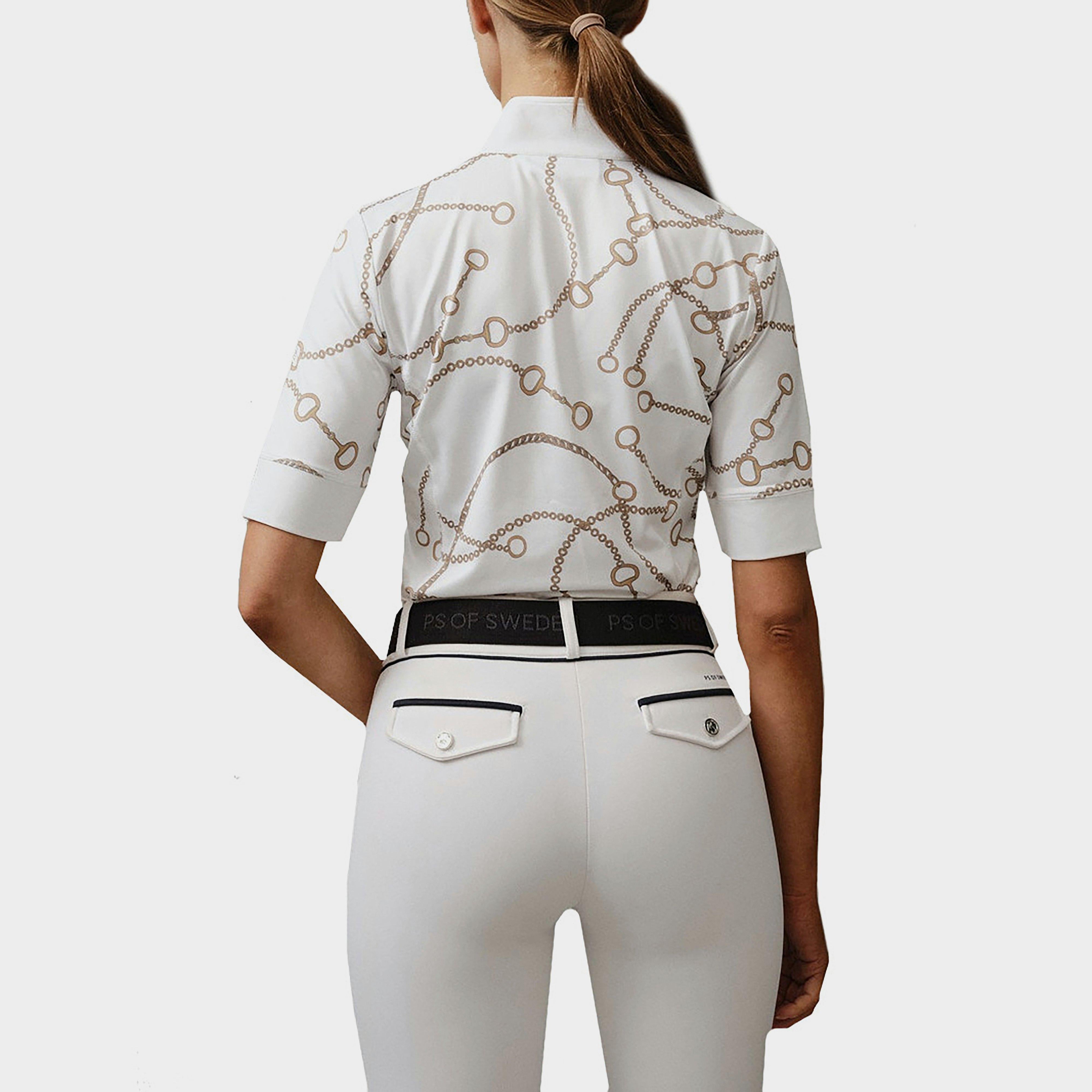 Womens Hill Competition Short Sleeved Shirt White