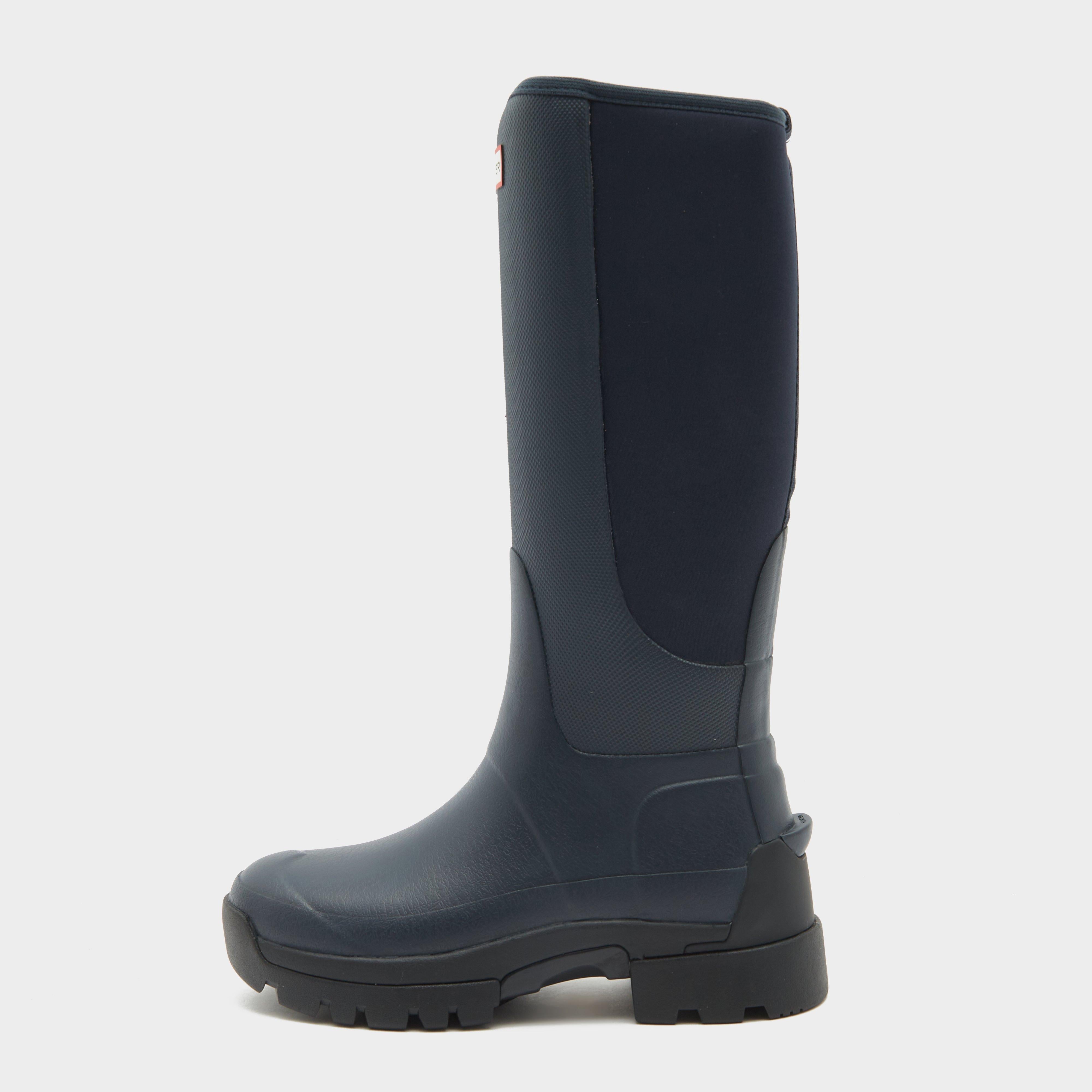 Womens Balmoral Field Hybrid Tall Wellington Boots Navy
