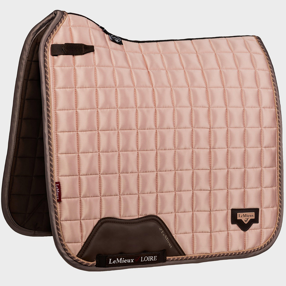 Loire Satin Dressage Saddle Pad Rose