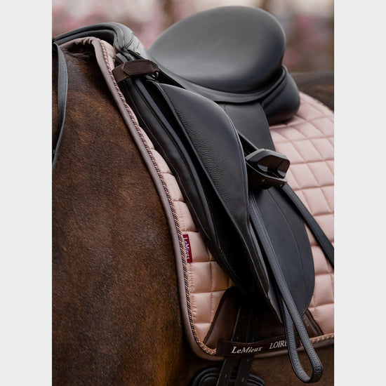 Loire Satin Dressage Saddle Pad Rose