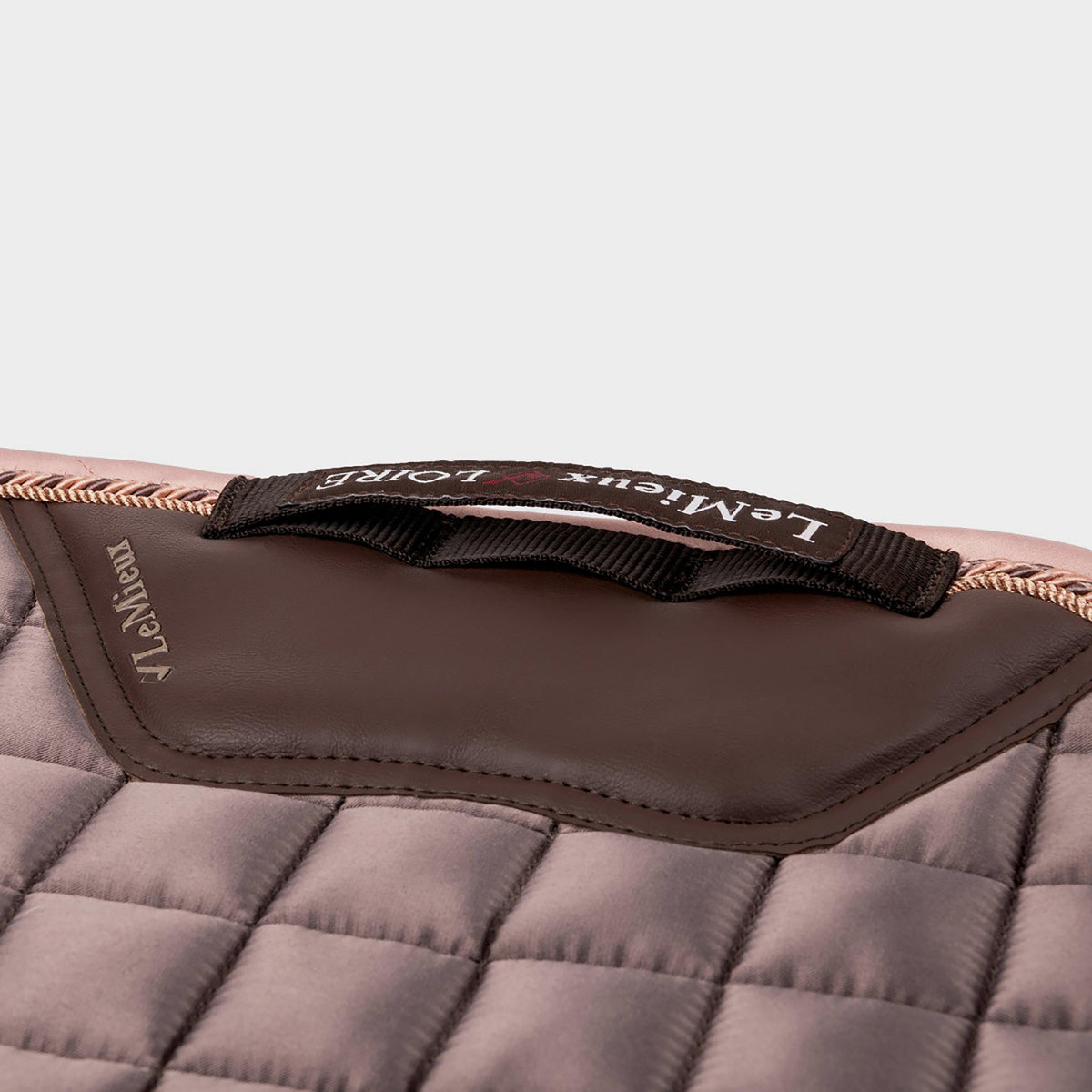 Loire Satin Dressage Saddle Pad Truffle