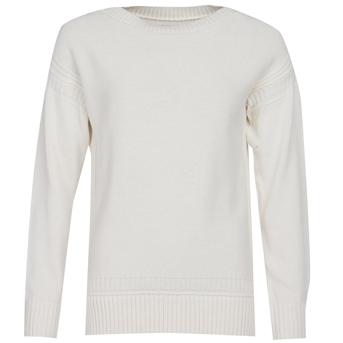 Womens Sailboat Knit Off White