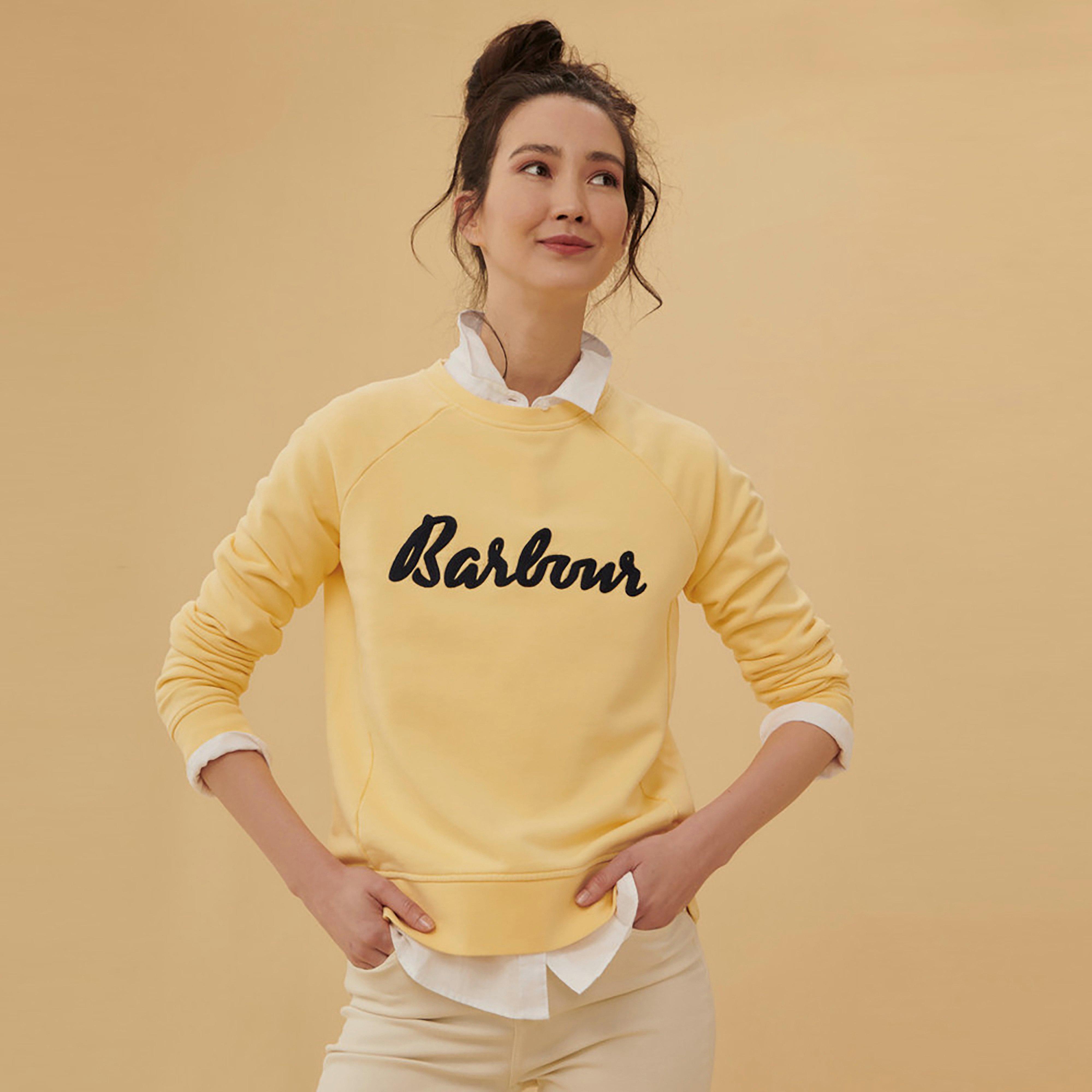 Womens Otterburn Sweatshirt Yellow Haze