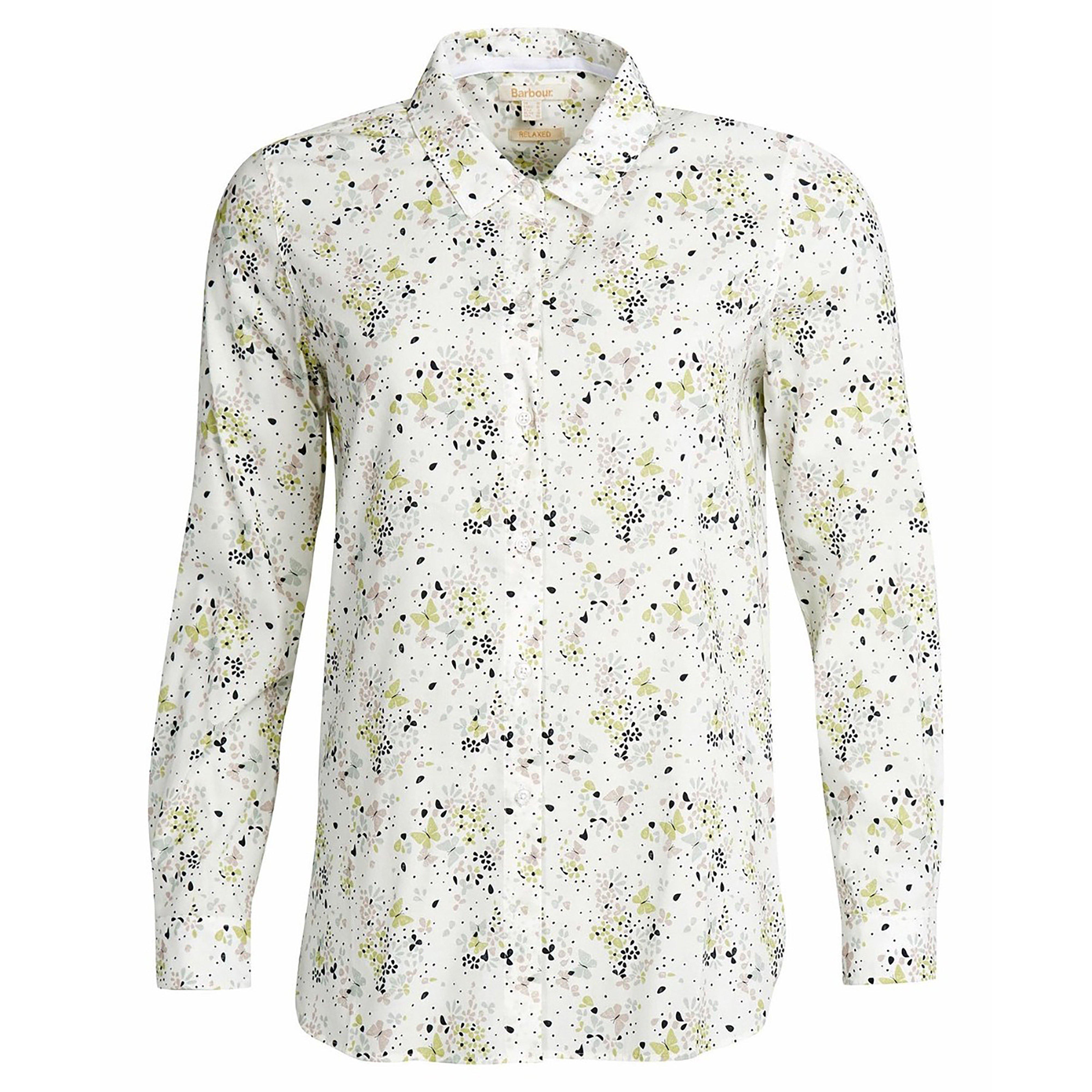 Womens Safari Shirt Off White Country Print