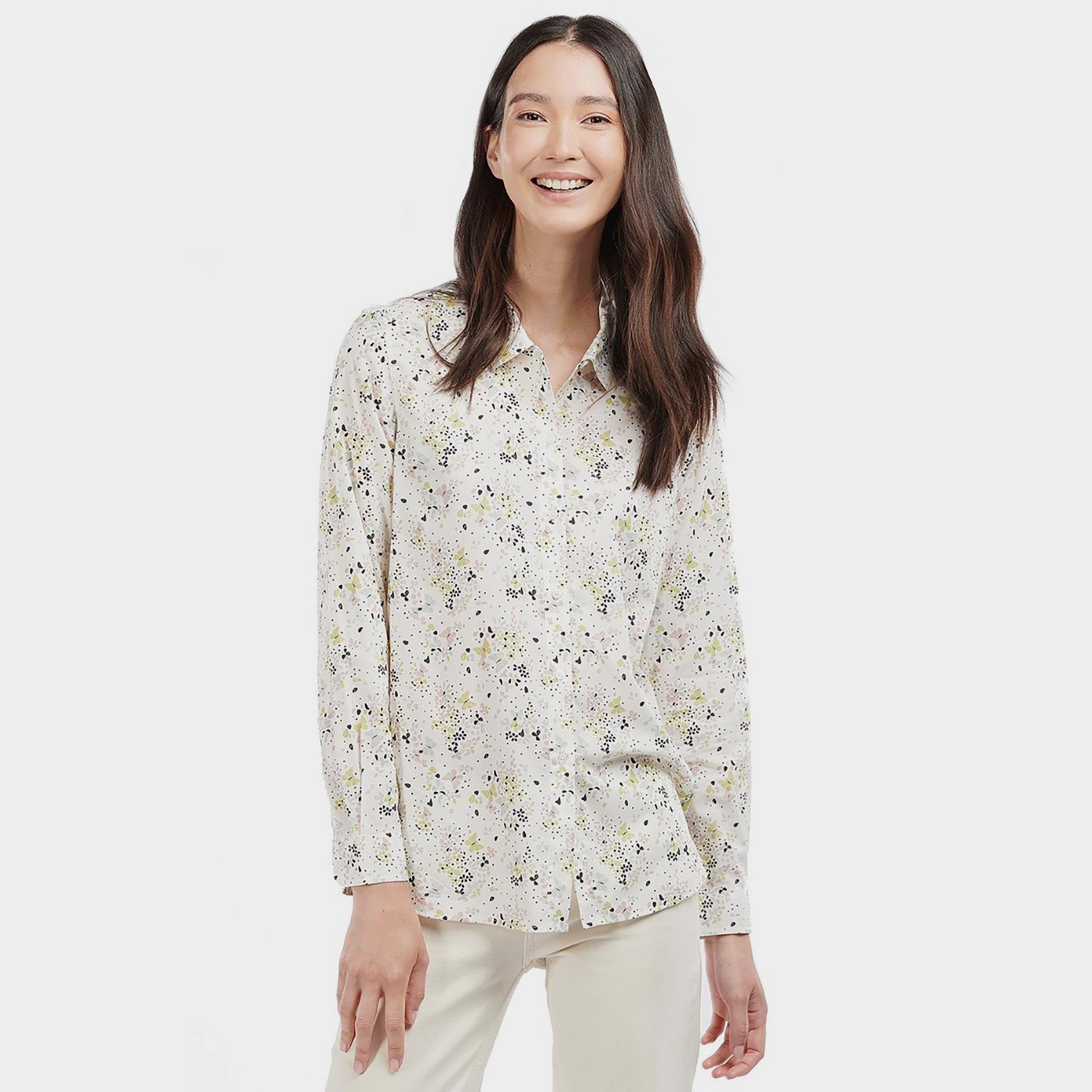 Womens Safari Shirt Off White Country Print