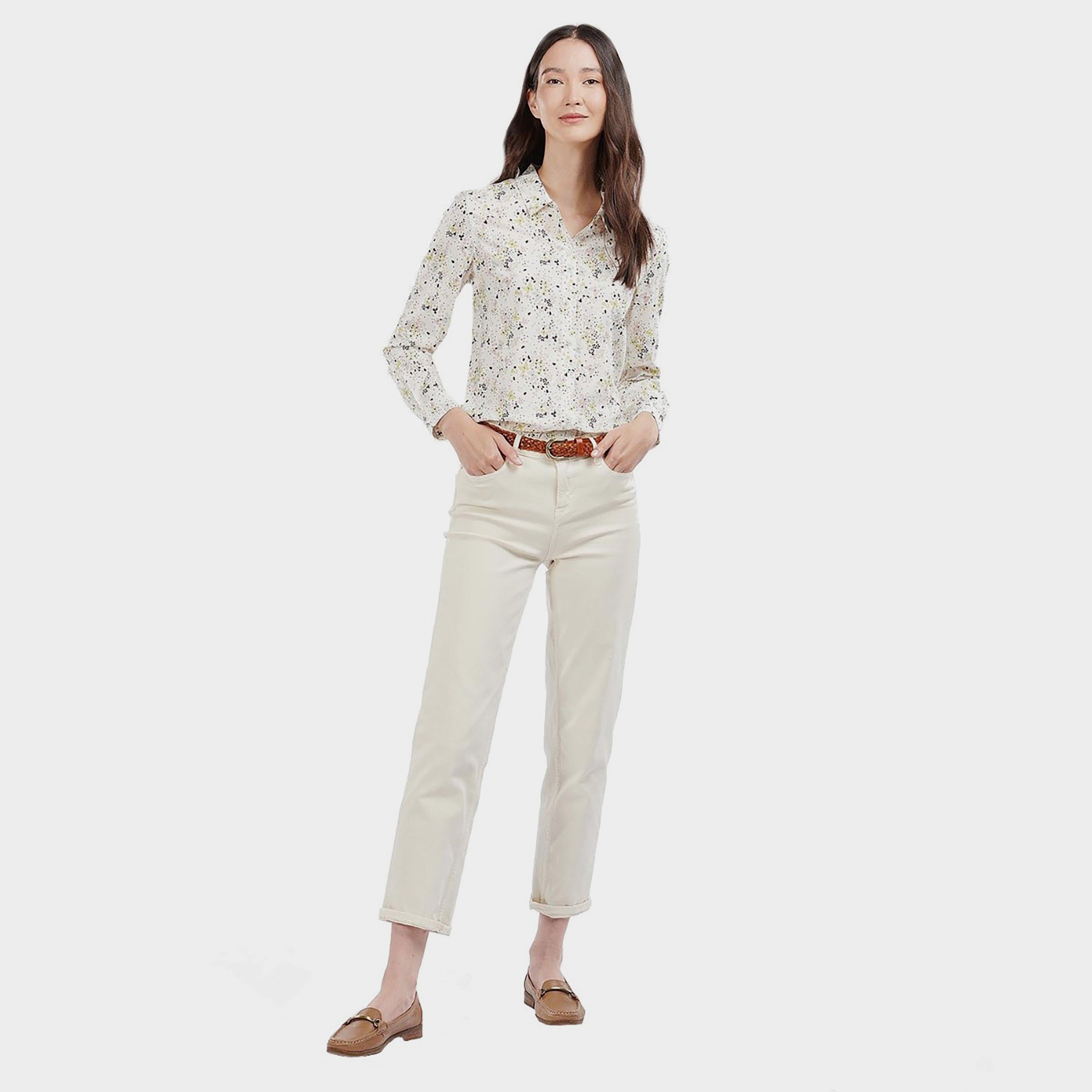 Womens Safari Shirt Off White Country Print