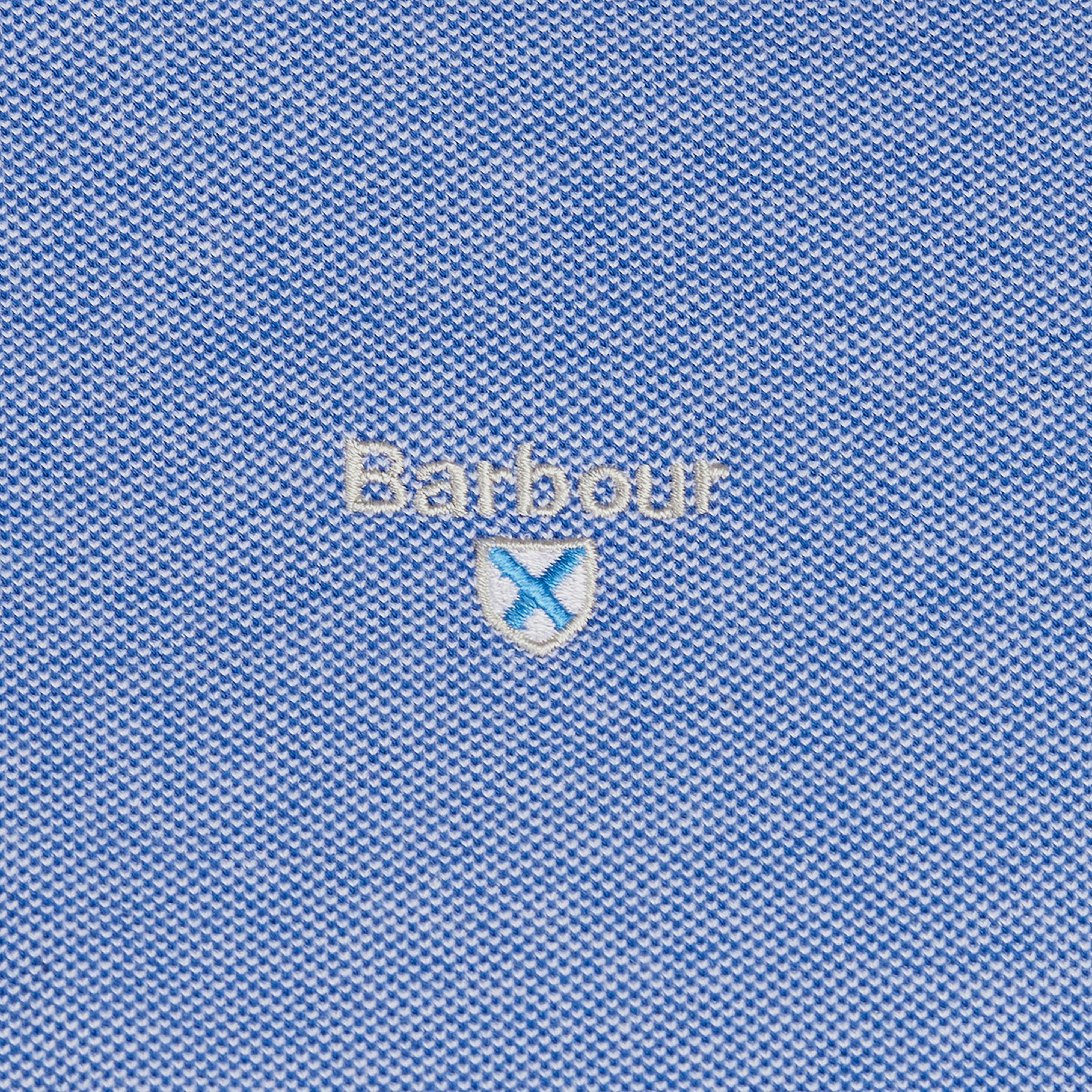 Mens Sports Polo Mix Electric Blue