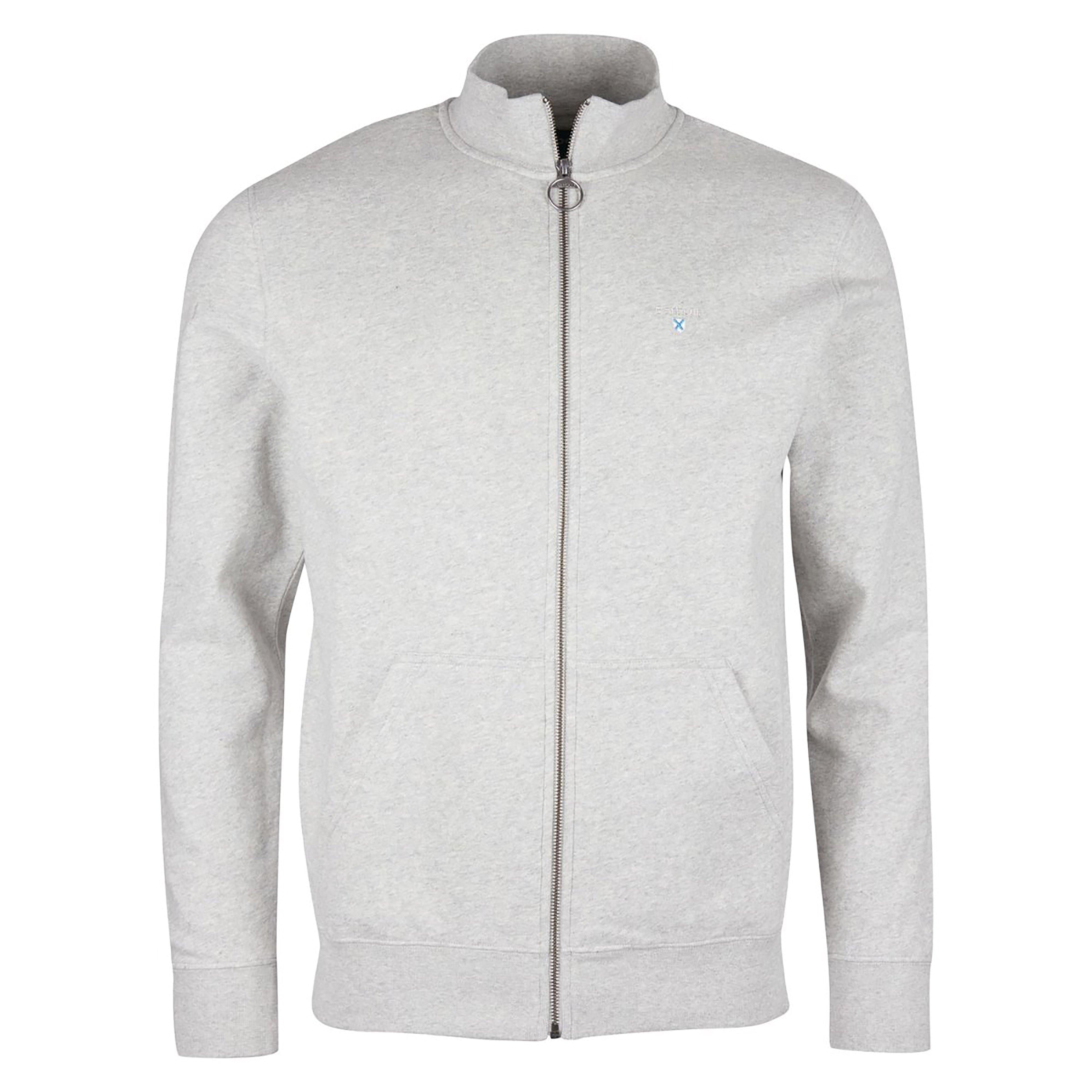 Mens Cooklaw Zip Fleece Grey Marl