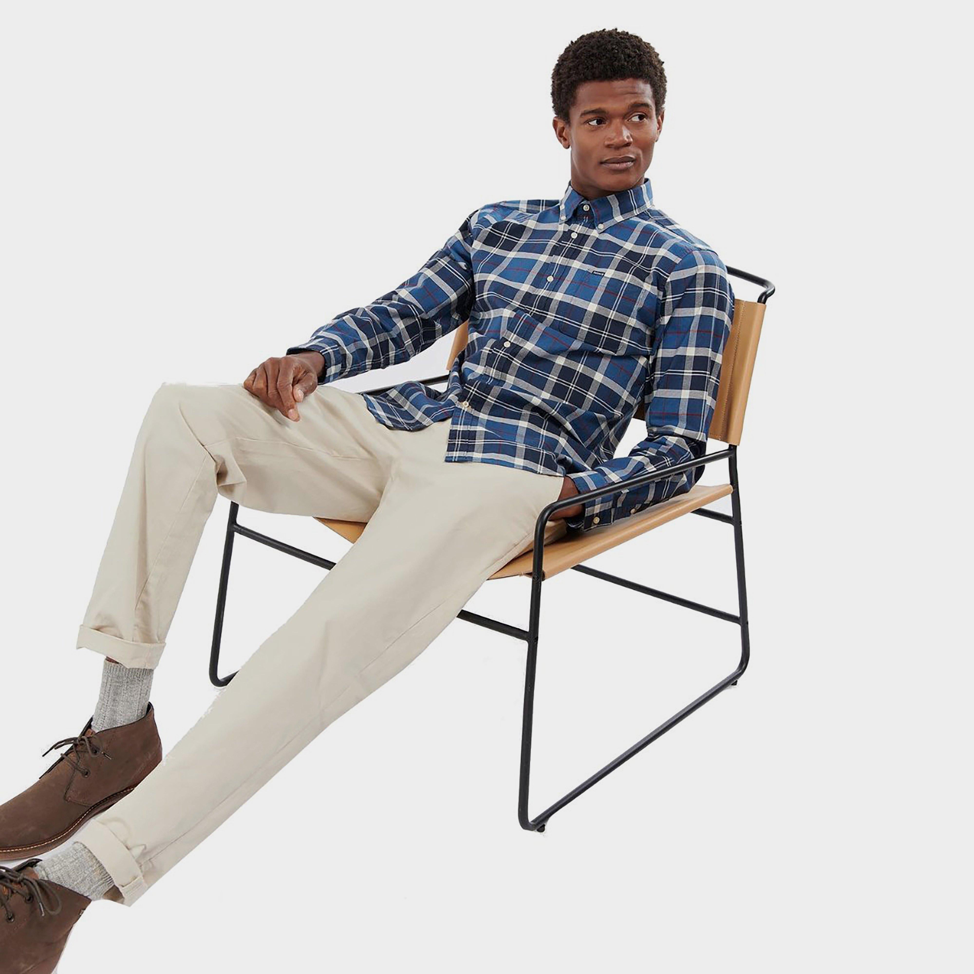 Mens Lewis Tailored Shirt Sum Navy