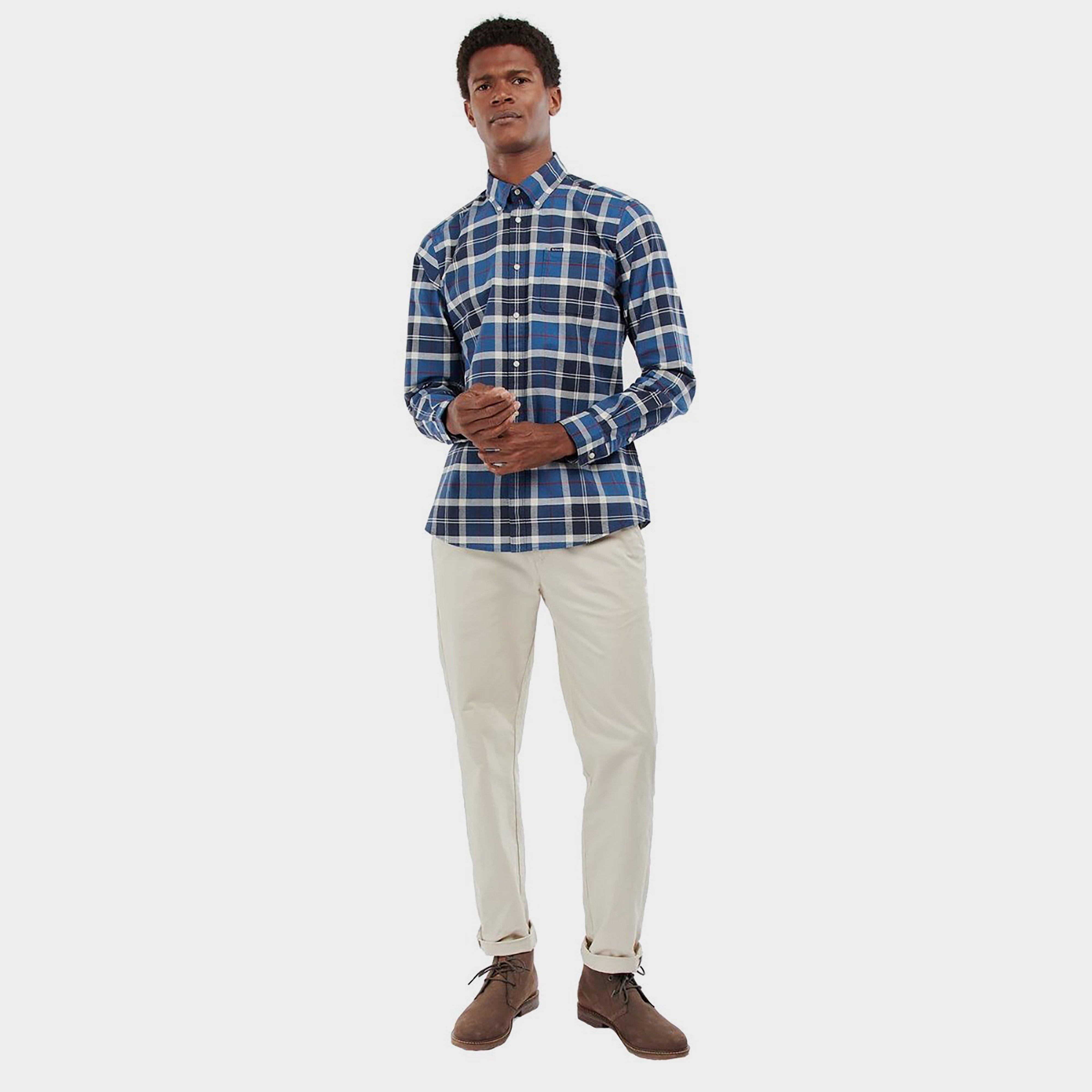 Mens Lewis Tailored Shirt Sum Navy