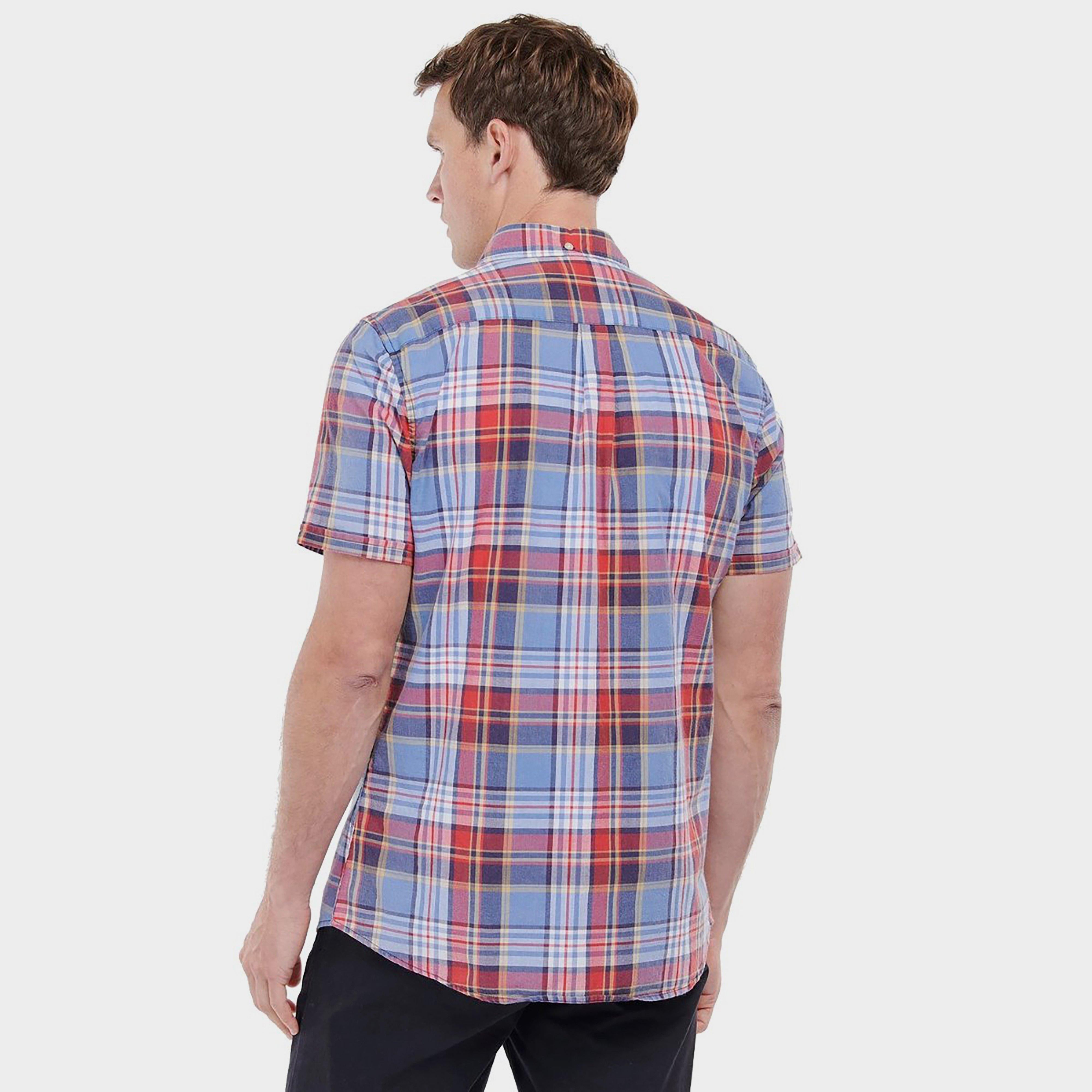 Mens Abney Short Sleeved Tailored Shirt Mid Blue