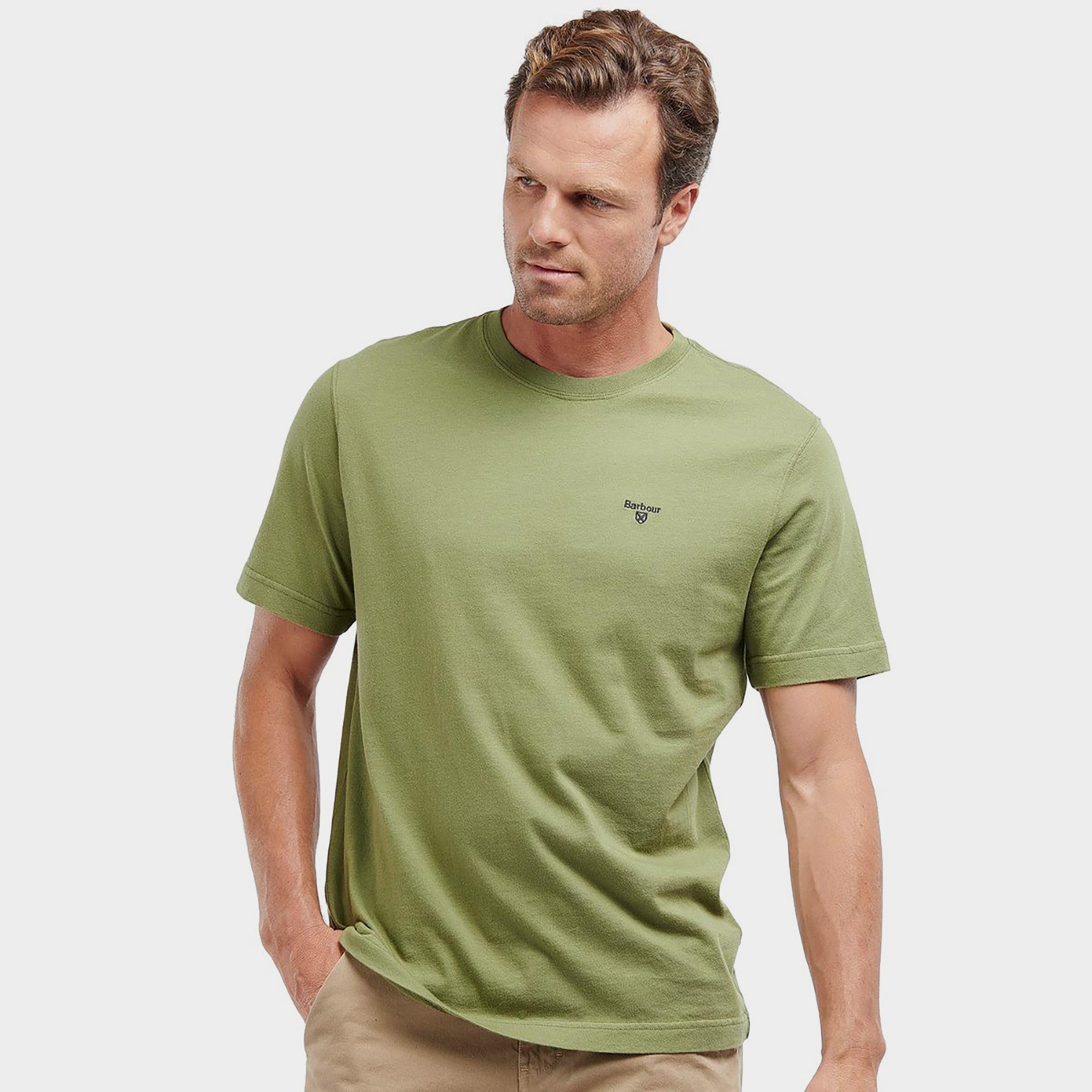 Mens Relaxed Sports T-Shirt Burnt Olive