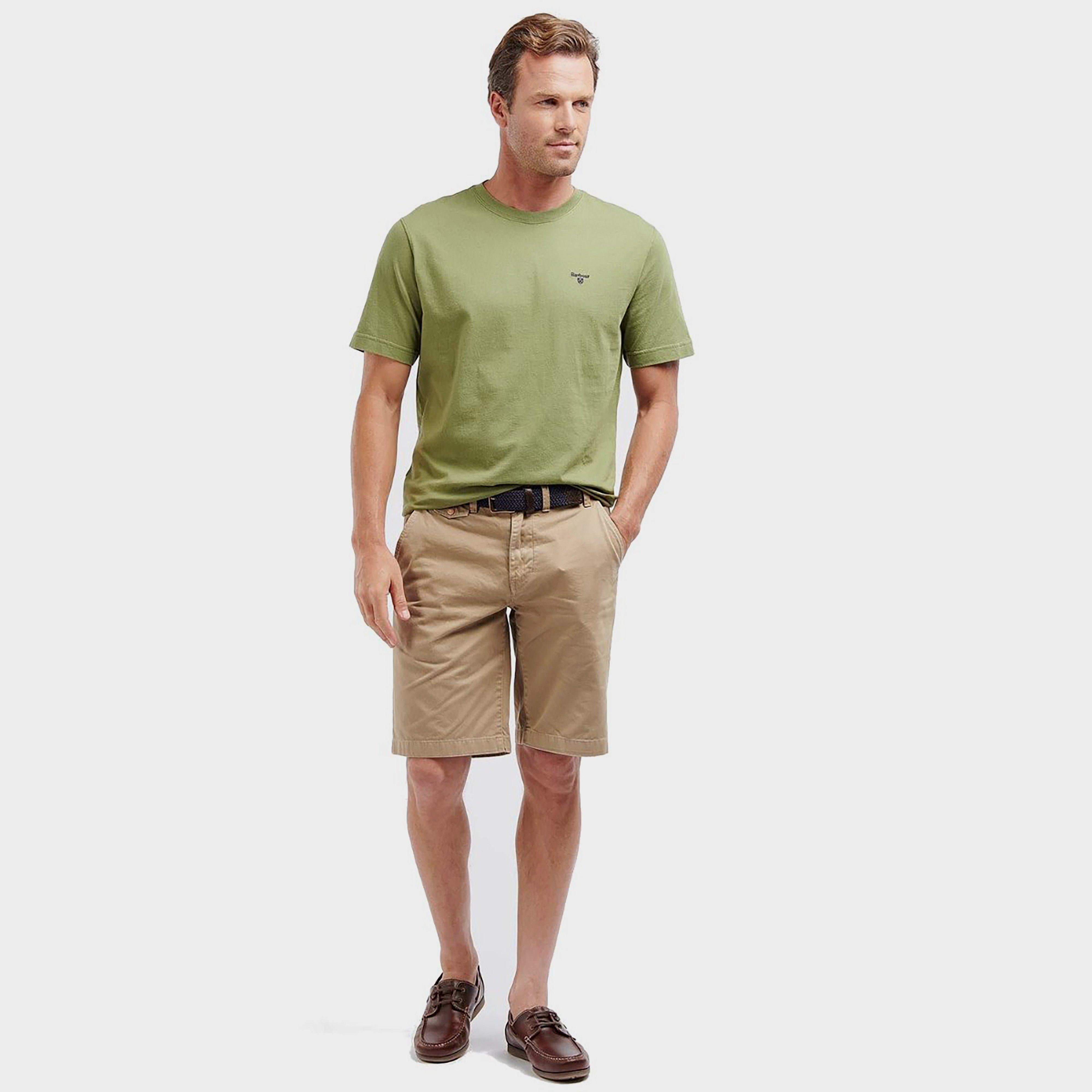 Mens Relaxed Sports T-Shirt Burnt Olive