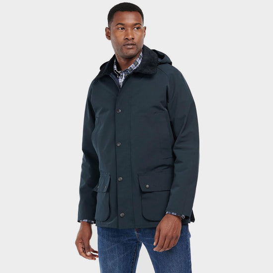 Mens Waterproof Ashby Jacket Navy Dress