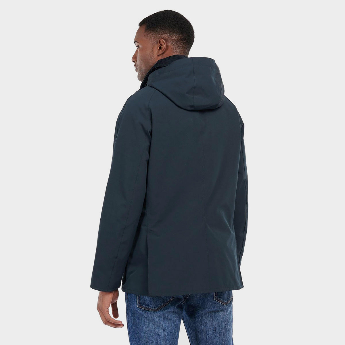 Mens Waterproof Ashby Jacket Navy Dress