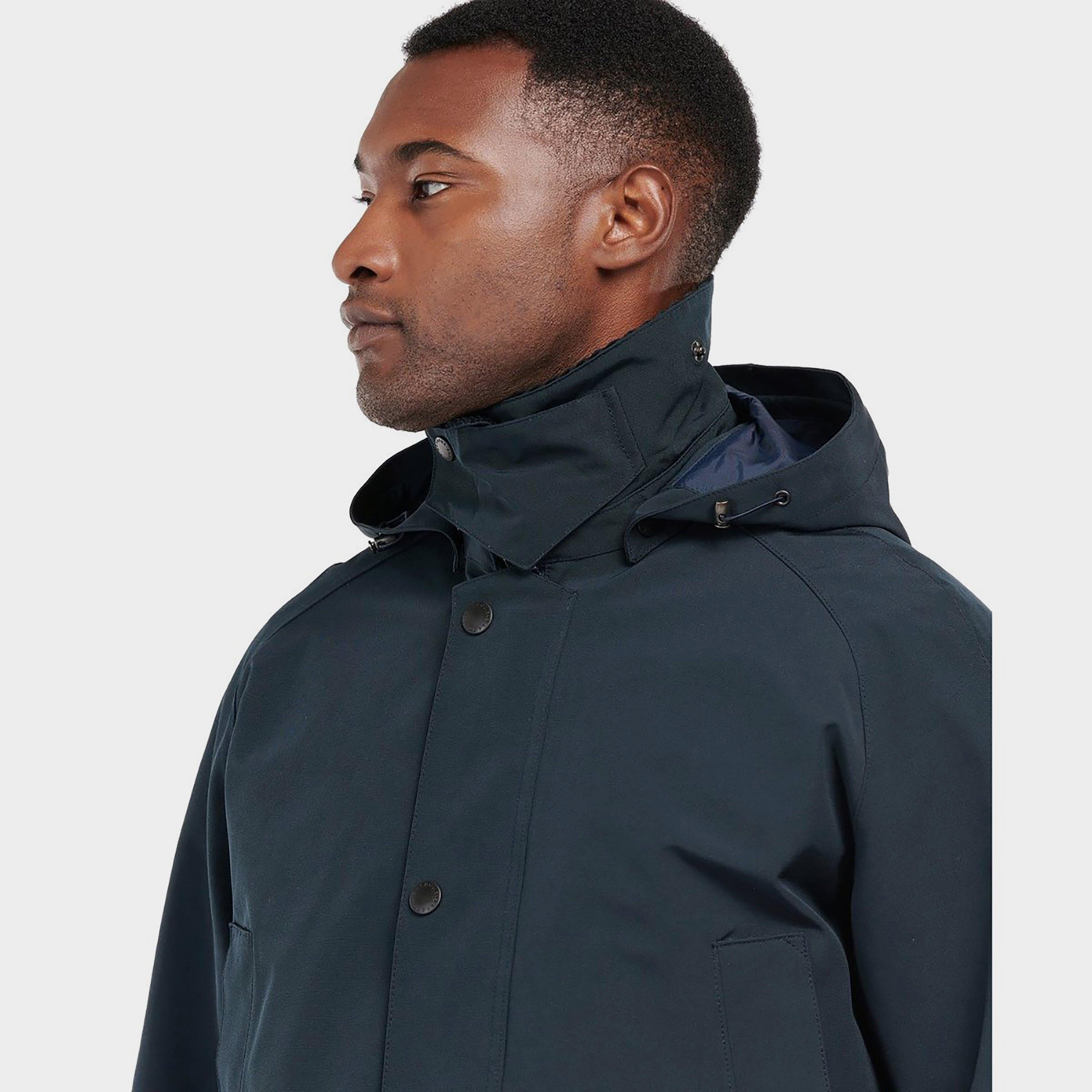 Mens Waterproof Ashby Jacket Navy Dress