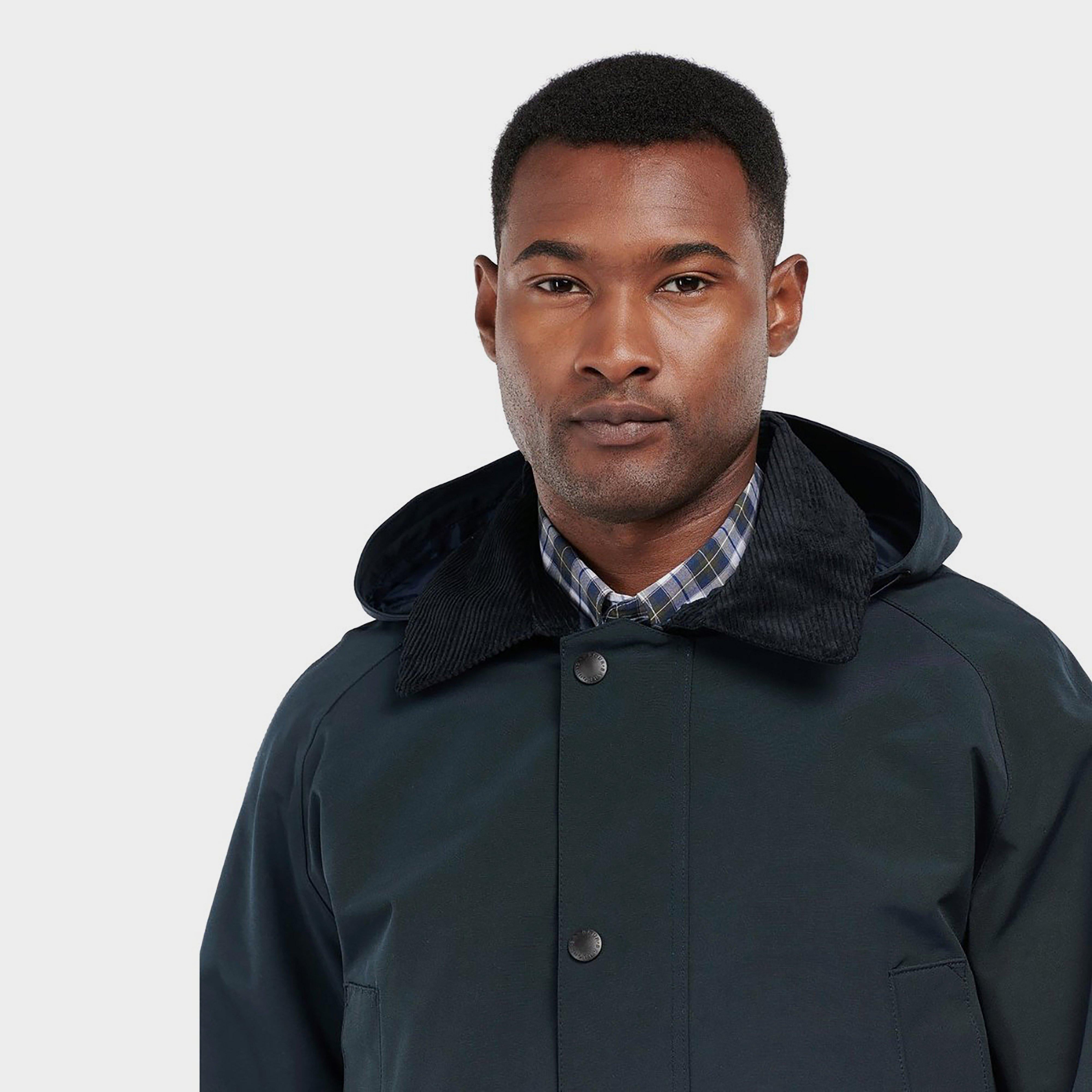 Mens Waterproof Ashby Jacket Navy Dress