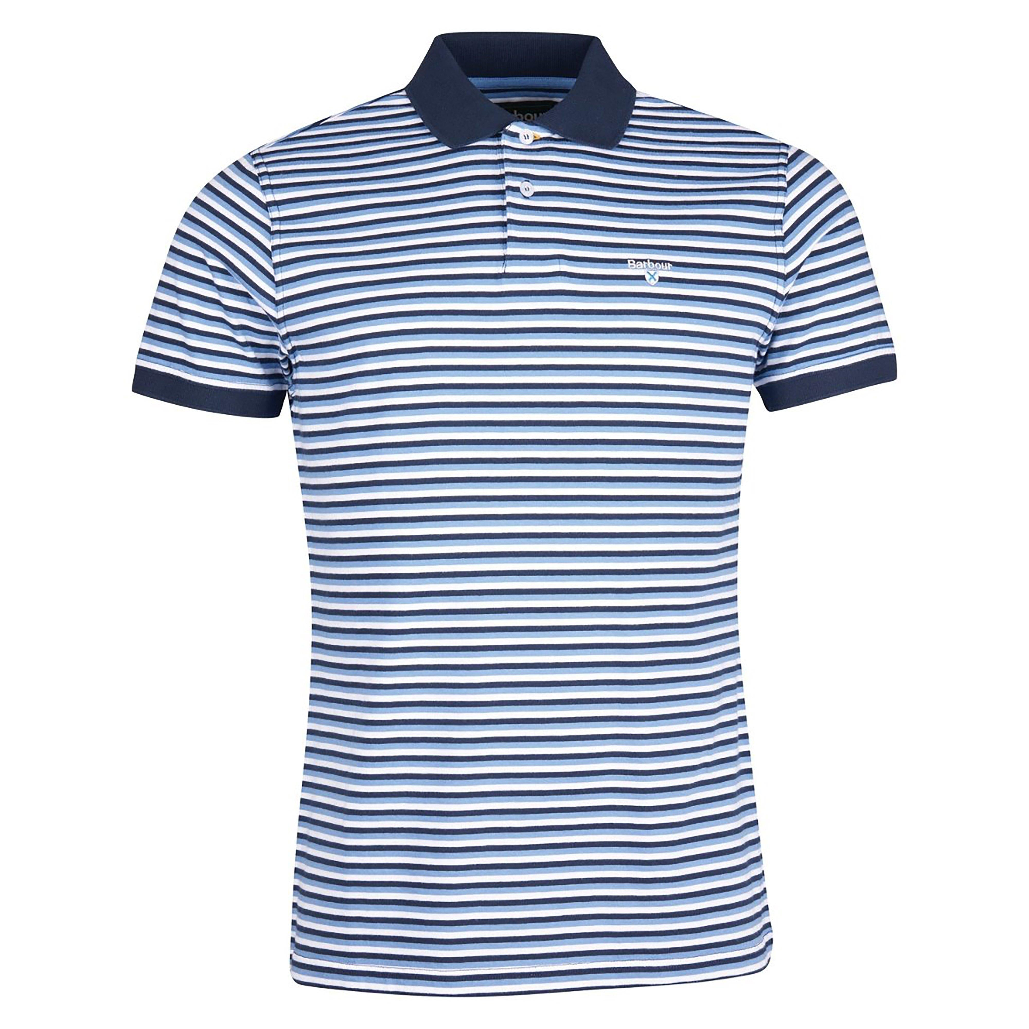 Mens Swinden Polo Shirt Force Blue