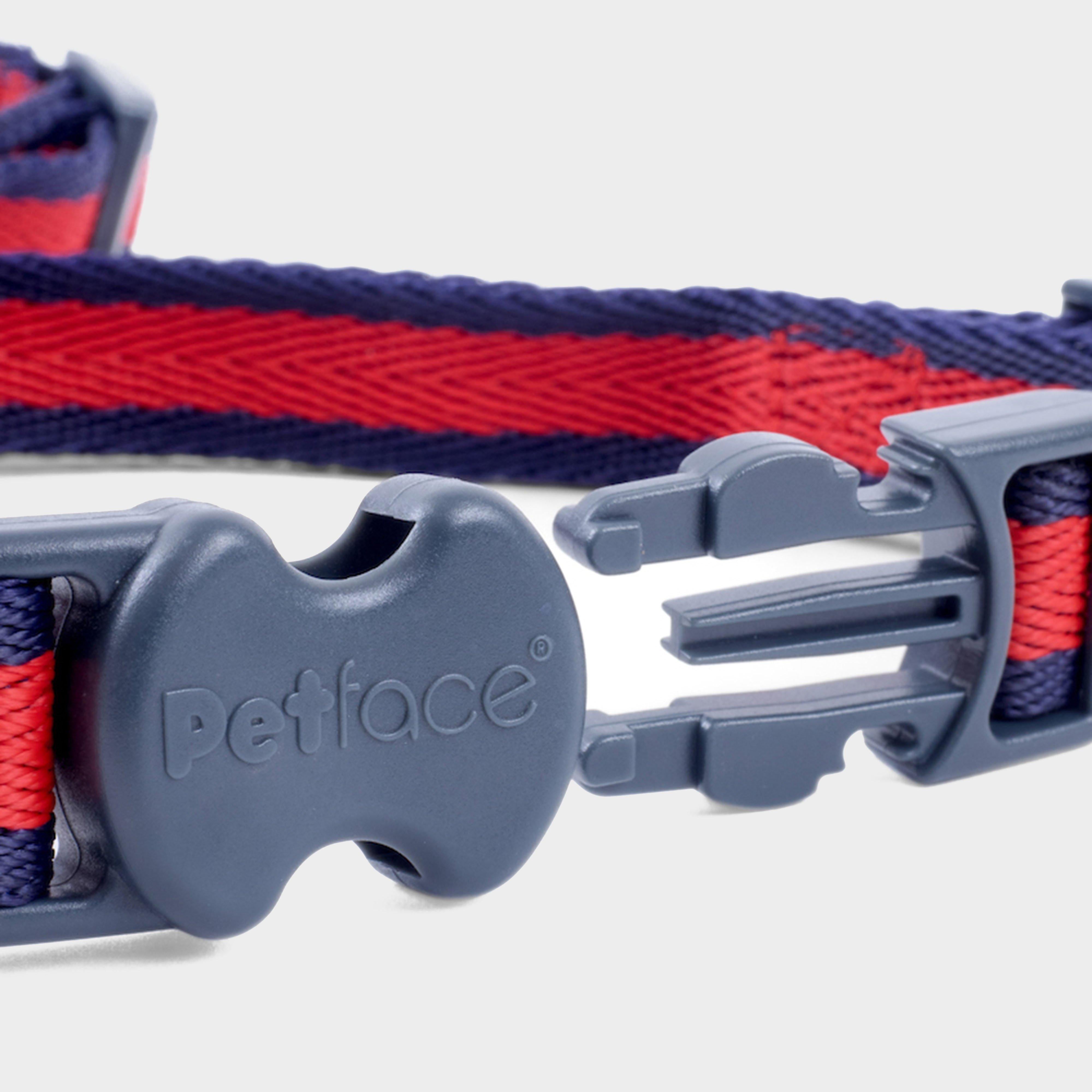 Scarlet Stripe Dog Harness Red/Navy