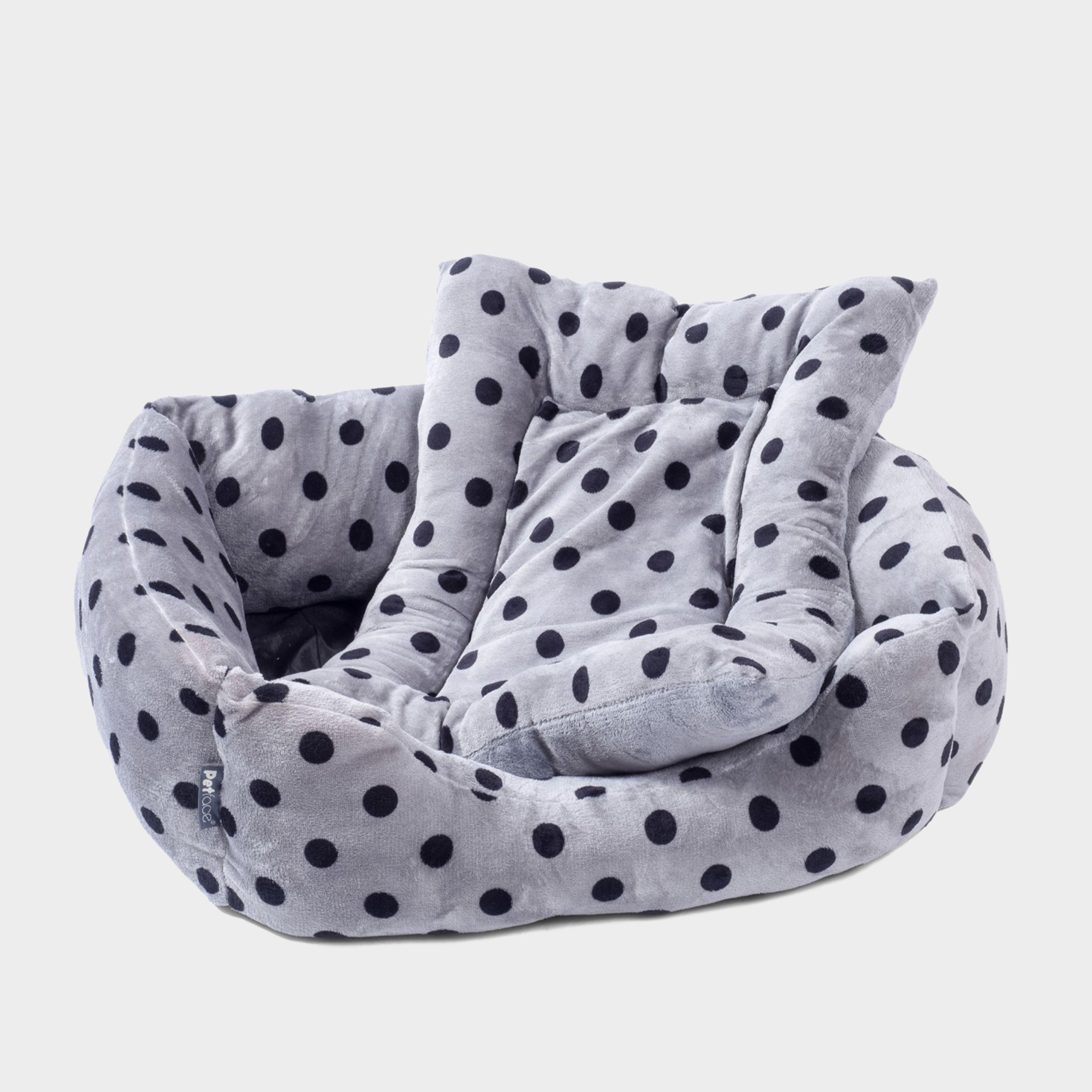 Plush Square Bed Grey