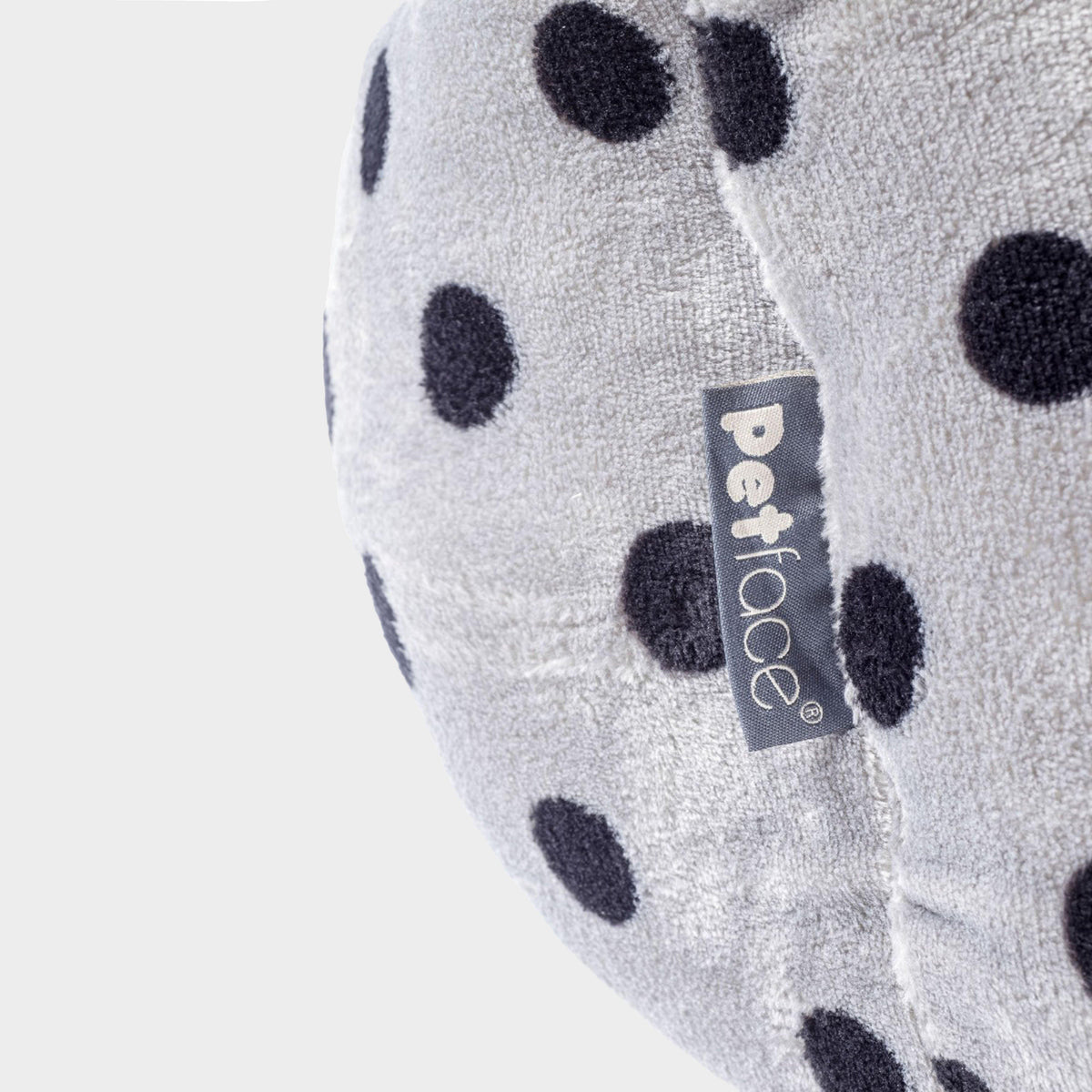 Plush Square Bed Grey