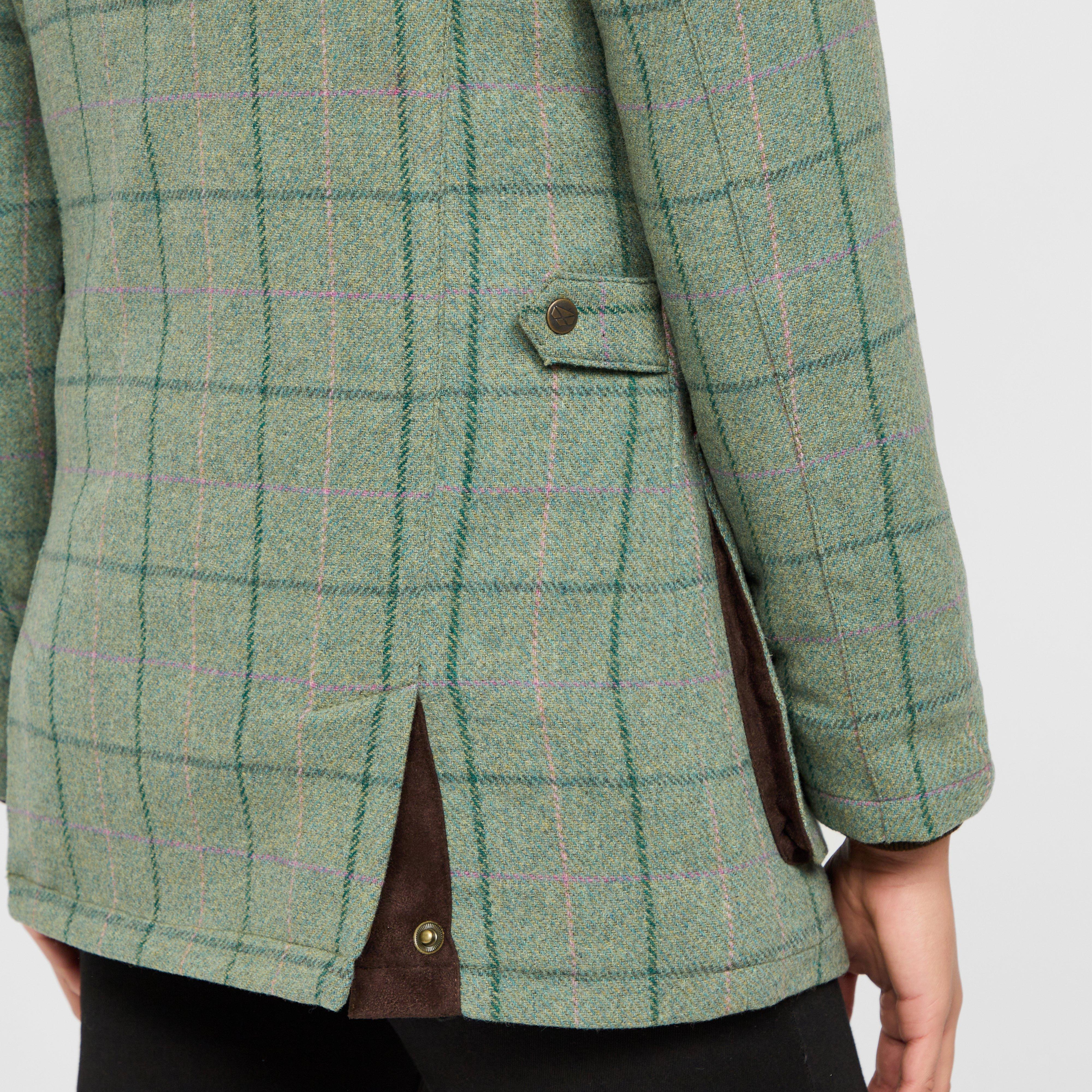 Womens Roslin Technical Tweed Field Coat Spring Bracken