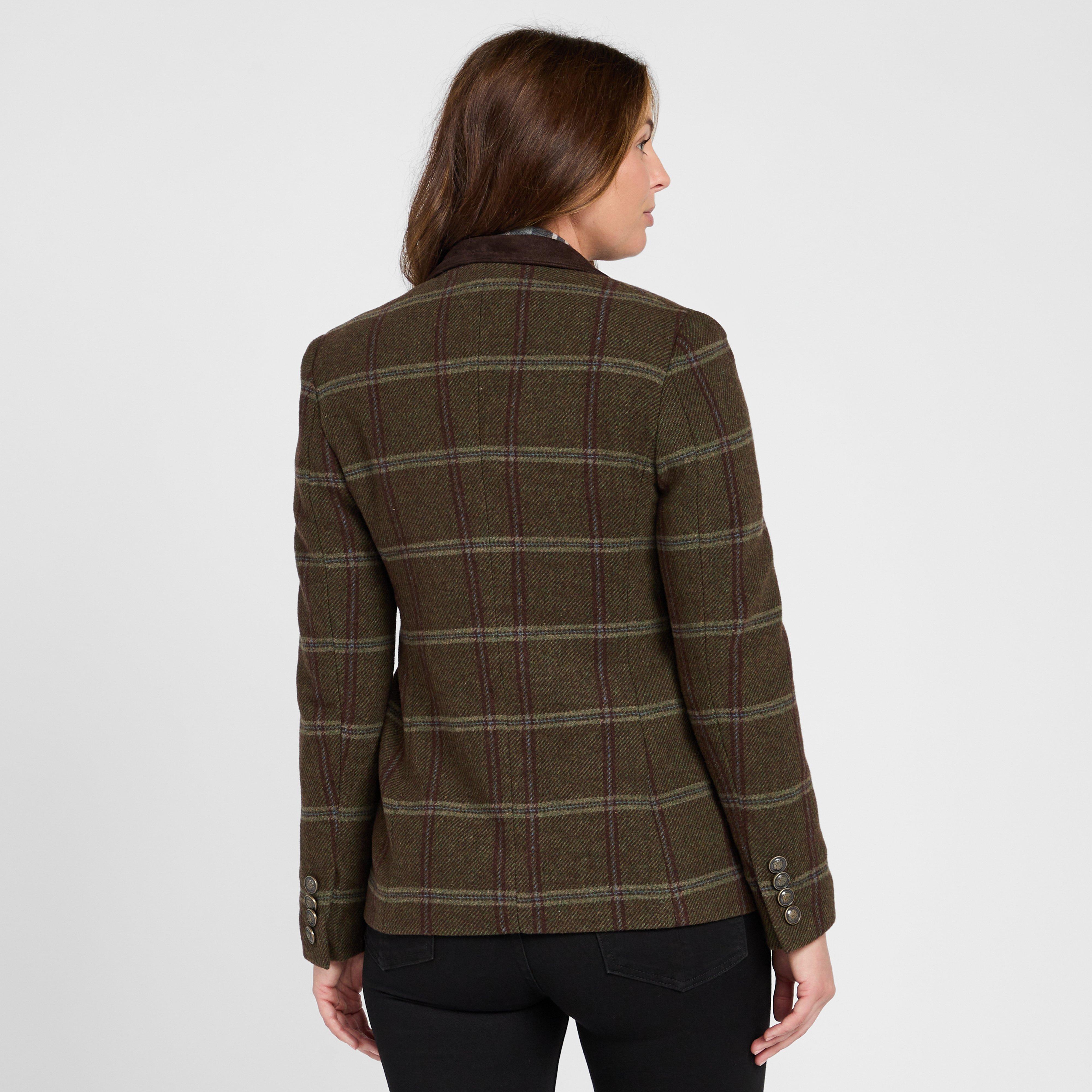 Womens Musselburgh Tweed Hacking Jacket Bracken Tweed