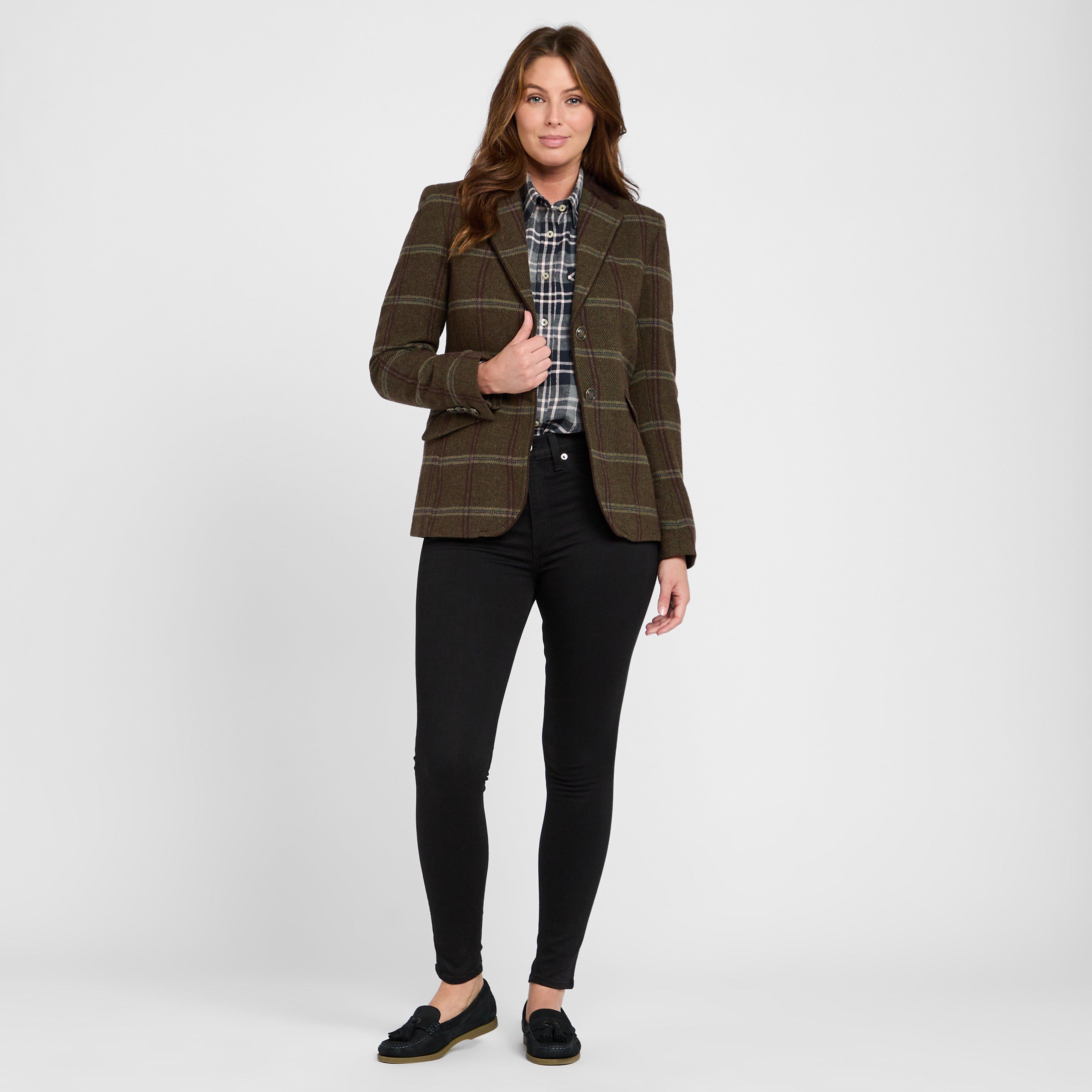 Womens Musselburgh Tweed Hacking Jacket Bracken Tweed