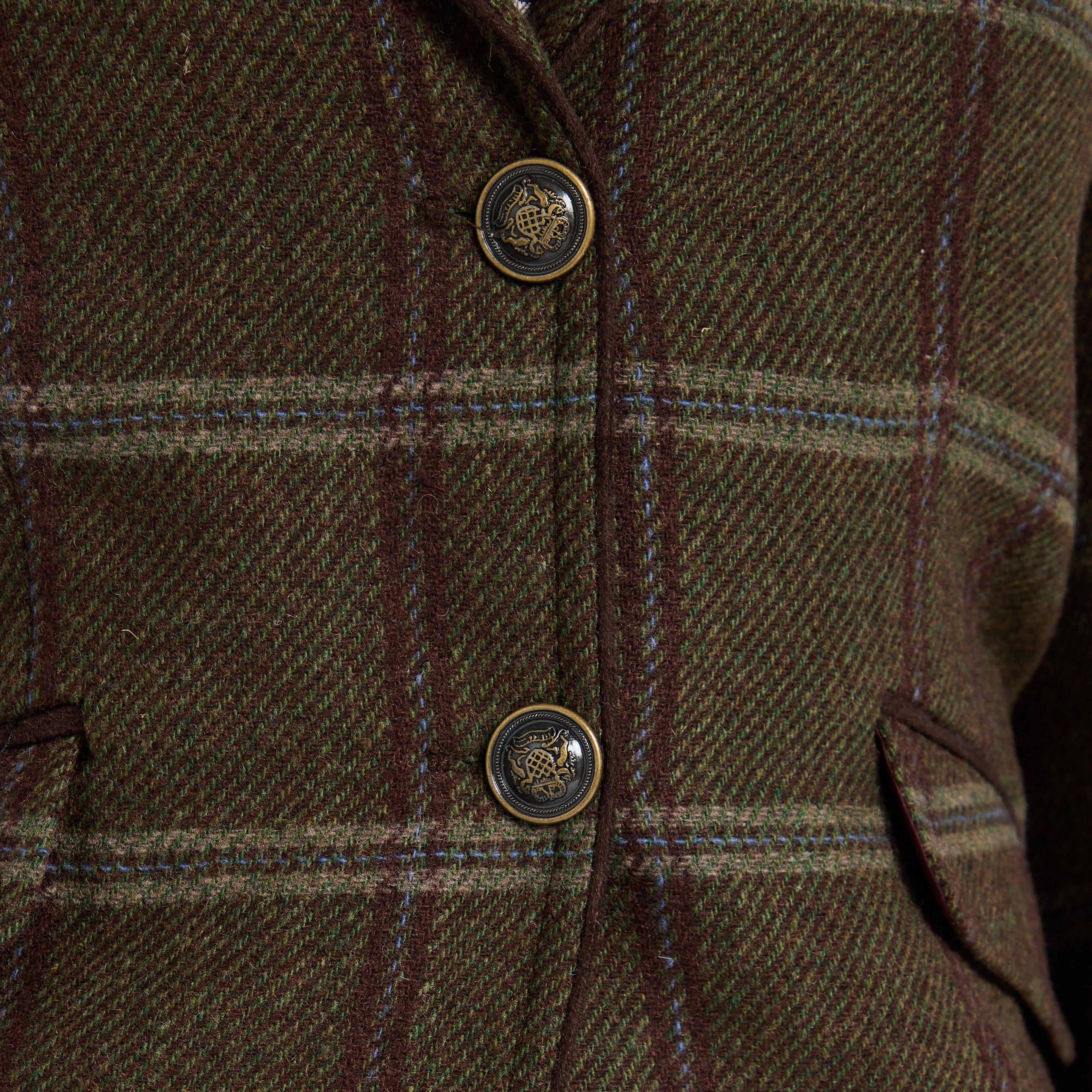 Womens Musselburgh Tweed Hacking Jacket Bracken Tweed