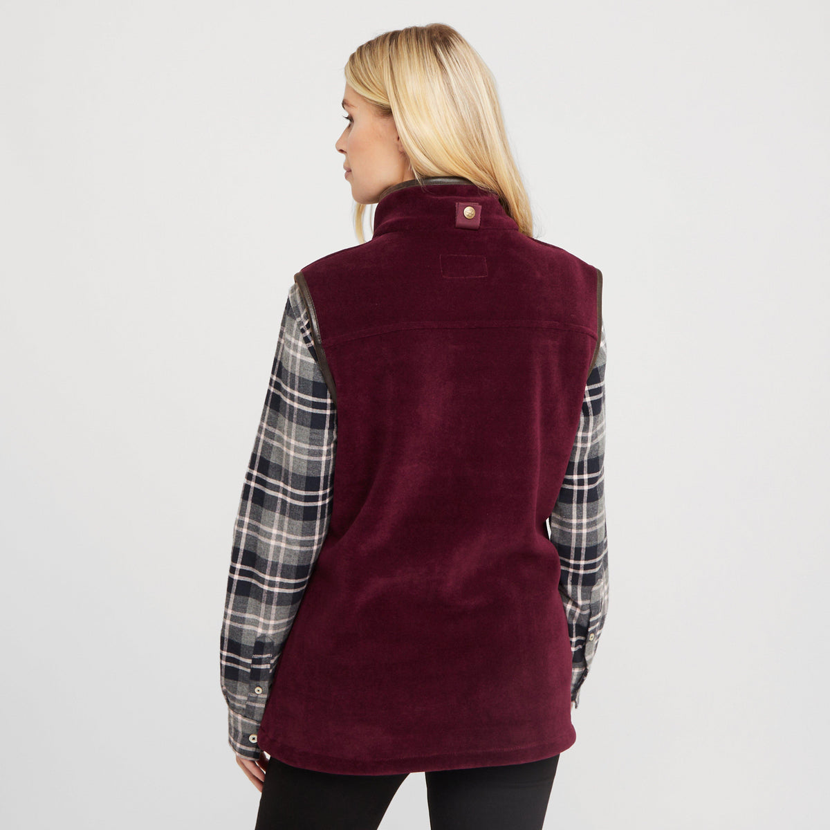 Womens Stenton Fleece Gilet Merlot