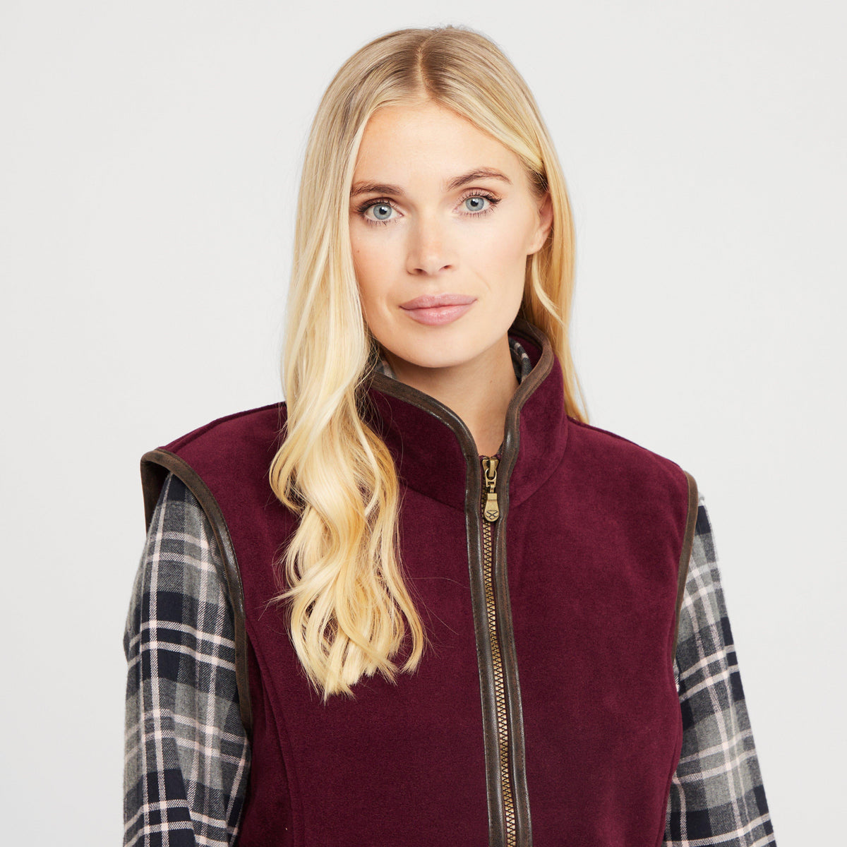 Womens Stenton Fleece Gilet Merlot