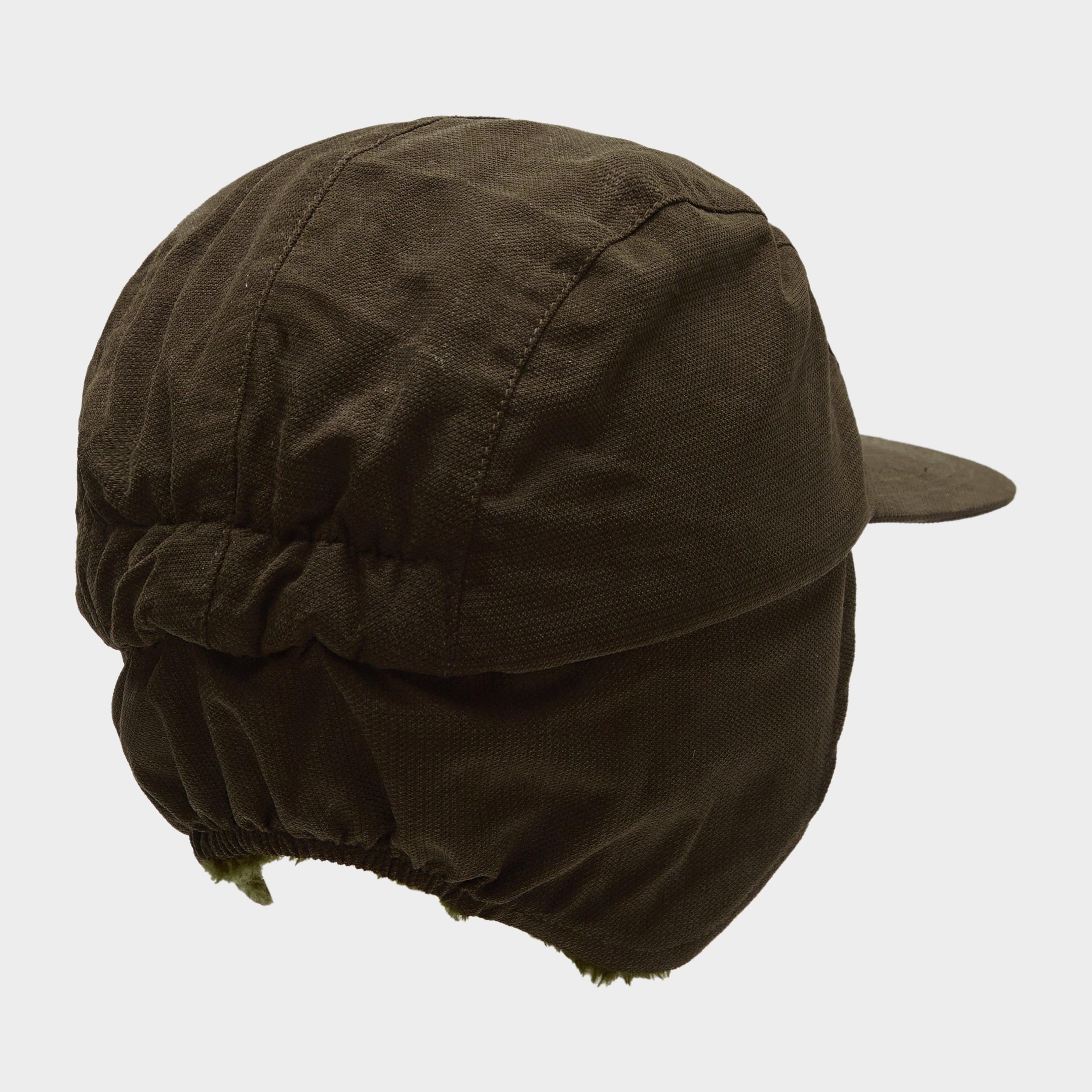 Struther Waterproof Hunt Cap Dark Green