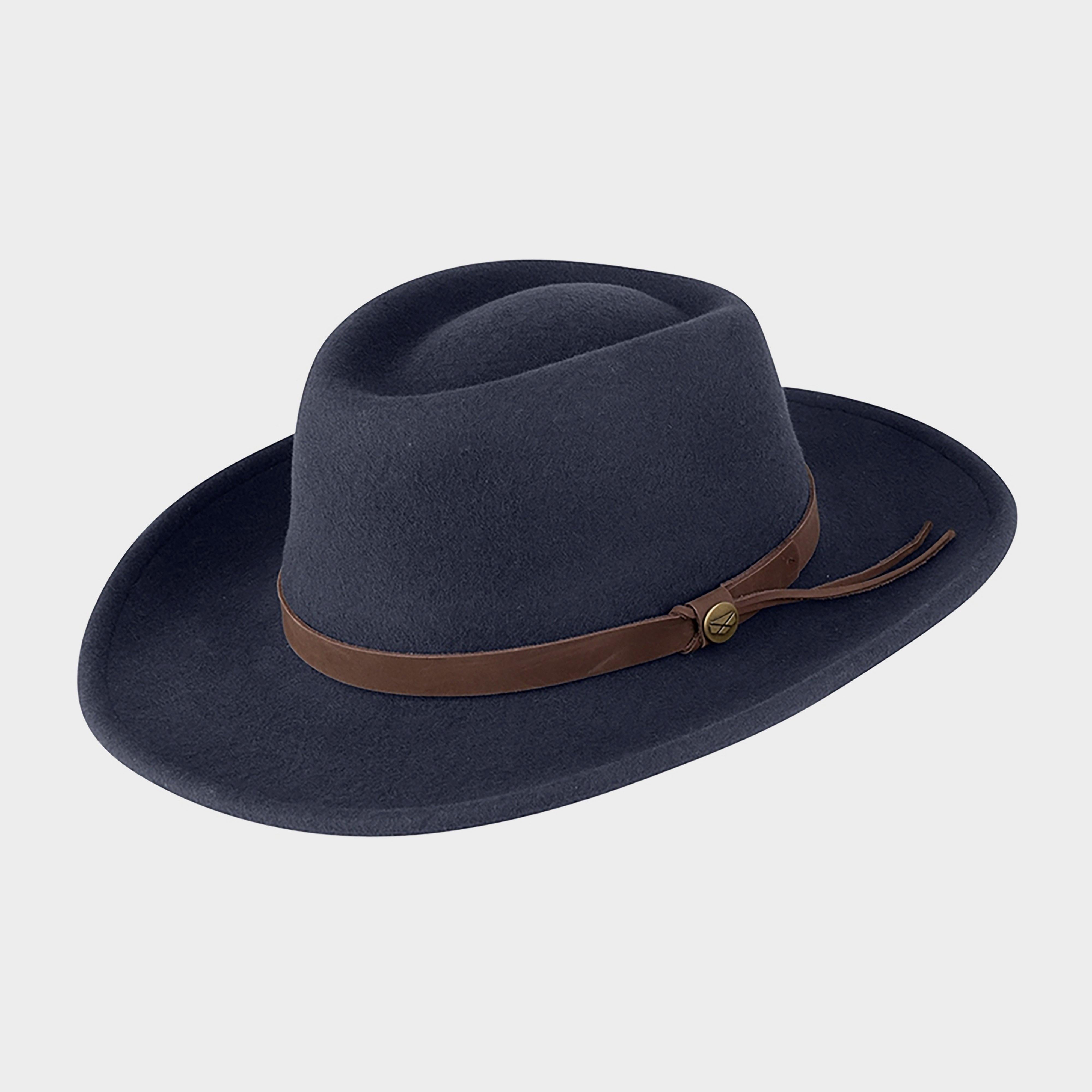 Perth Crushable Felt Hat Navy