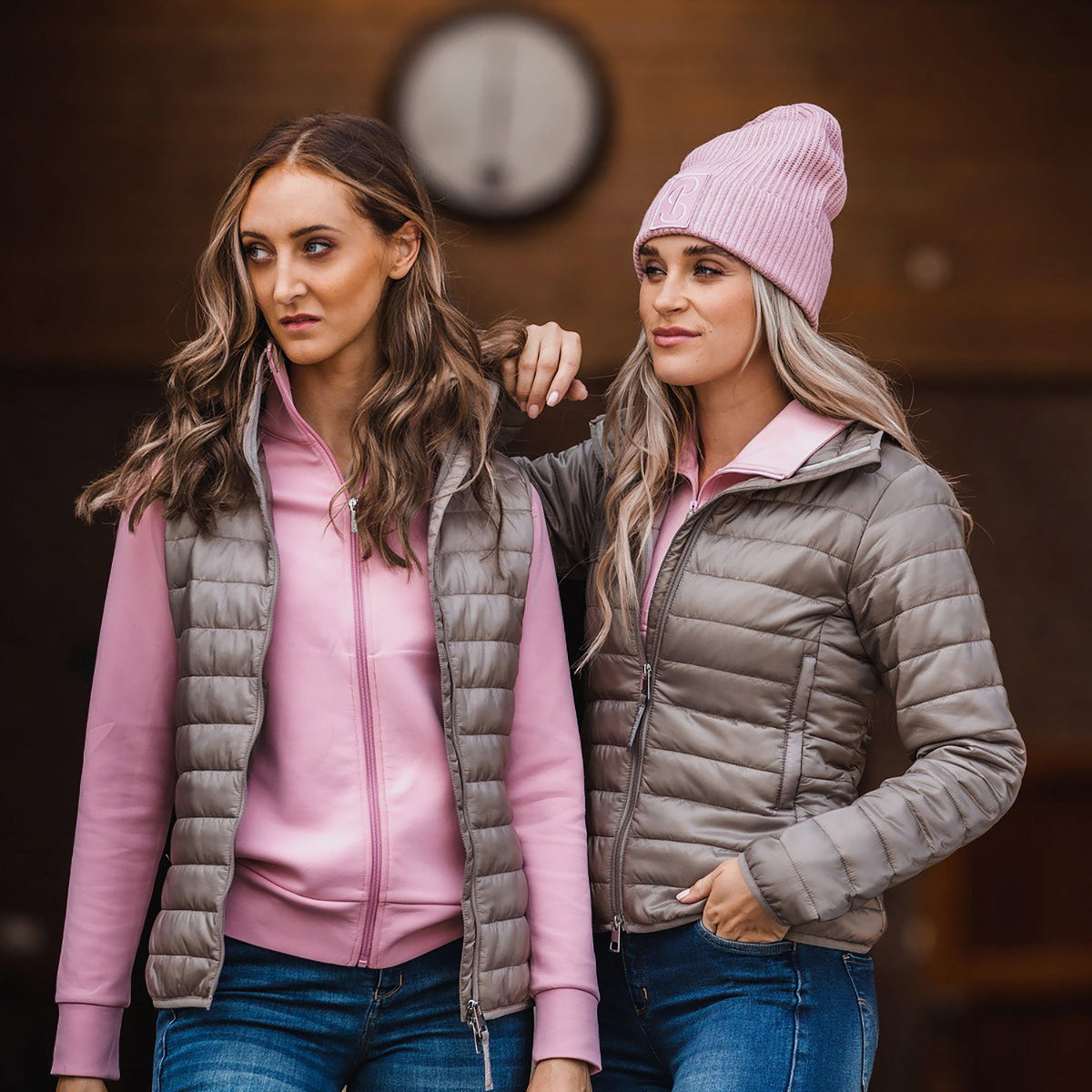 Sally Knitted Beanie Blush