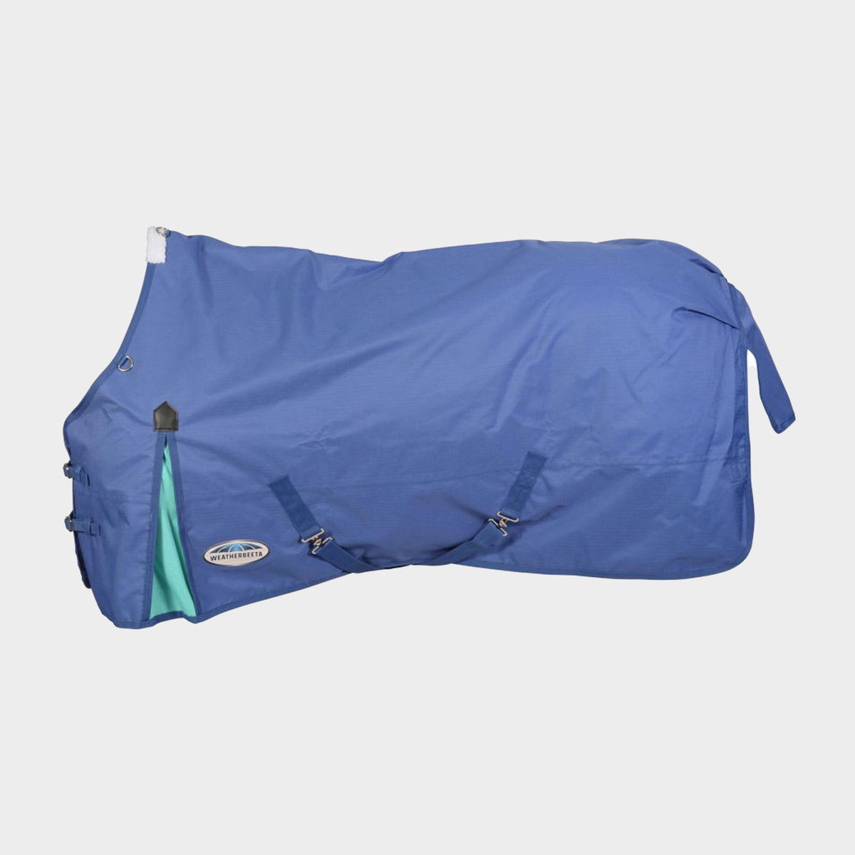 ComFITec Classic Standard Neck 100g Medium/Lite Turnout Rug Delft Blue/Mint