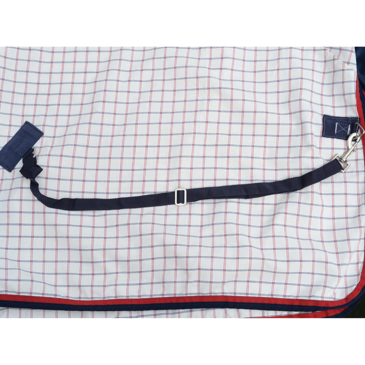 Summer Sheet Lite III Combo Neck Rug White/Navy/Red