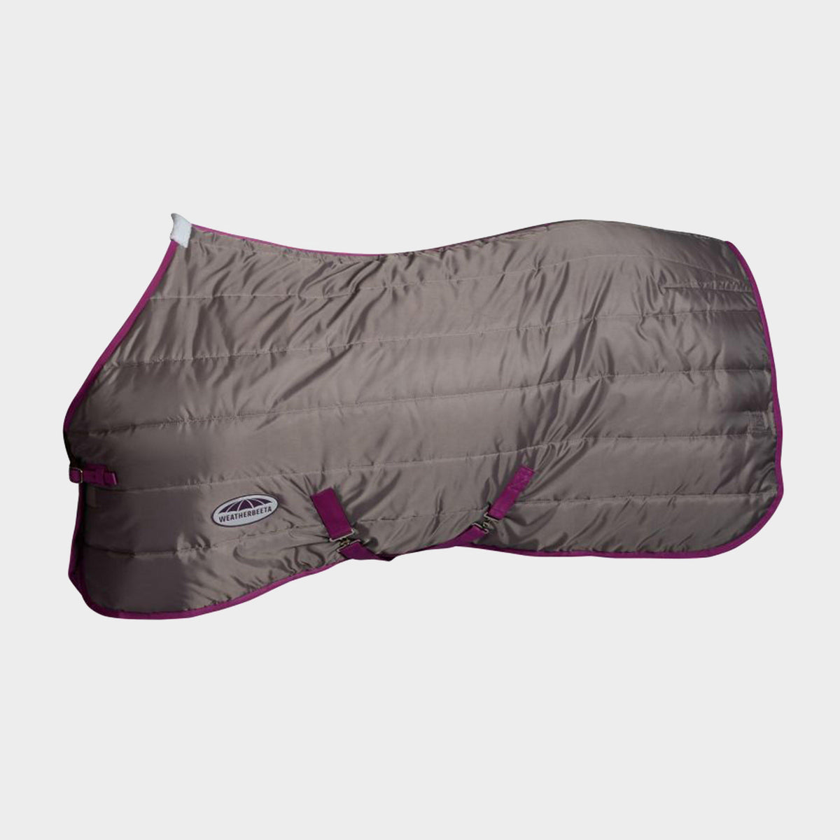 ComFiTec 210D Channel Quilt 110g Light-Medium Weight Standard Neck Stable Rug Dark Grey/Orchid